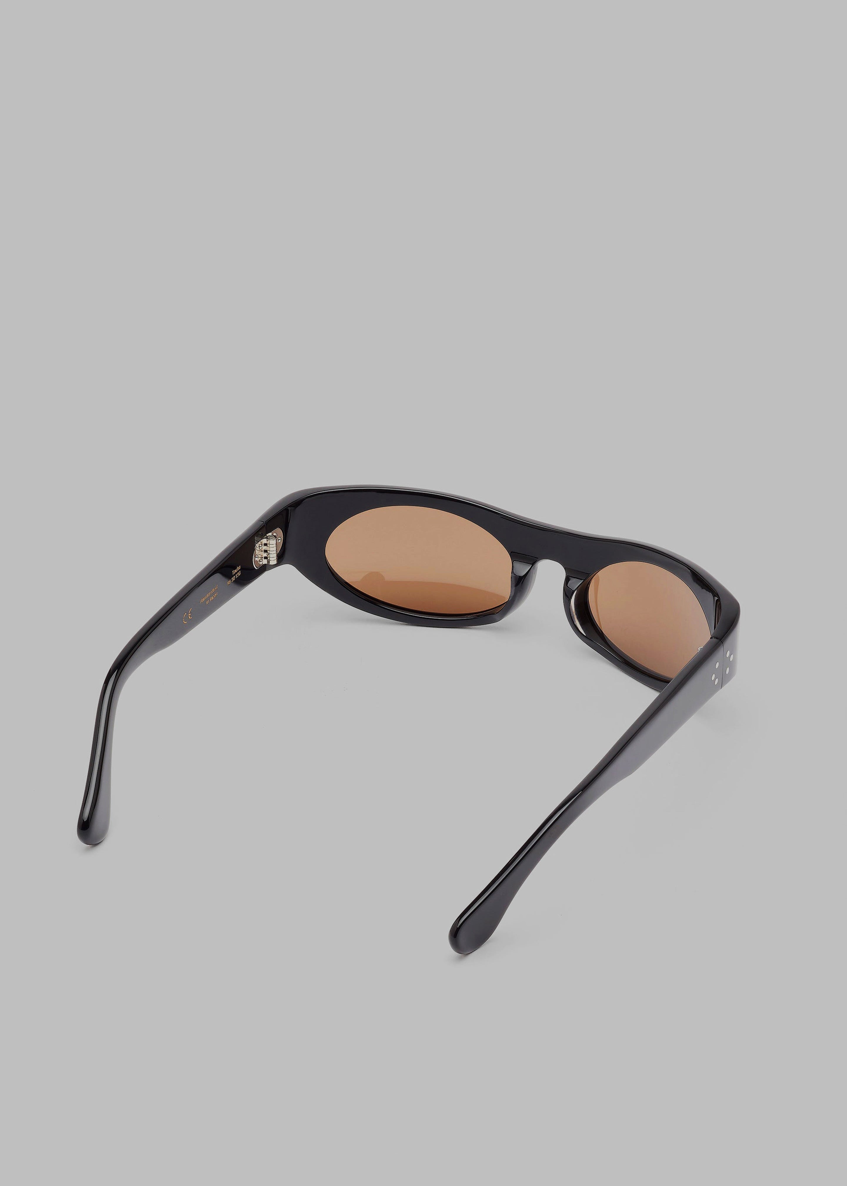 Port Tanger Touba Sunglasses - Black Acetate/Tobacco Lens - 8