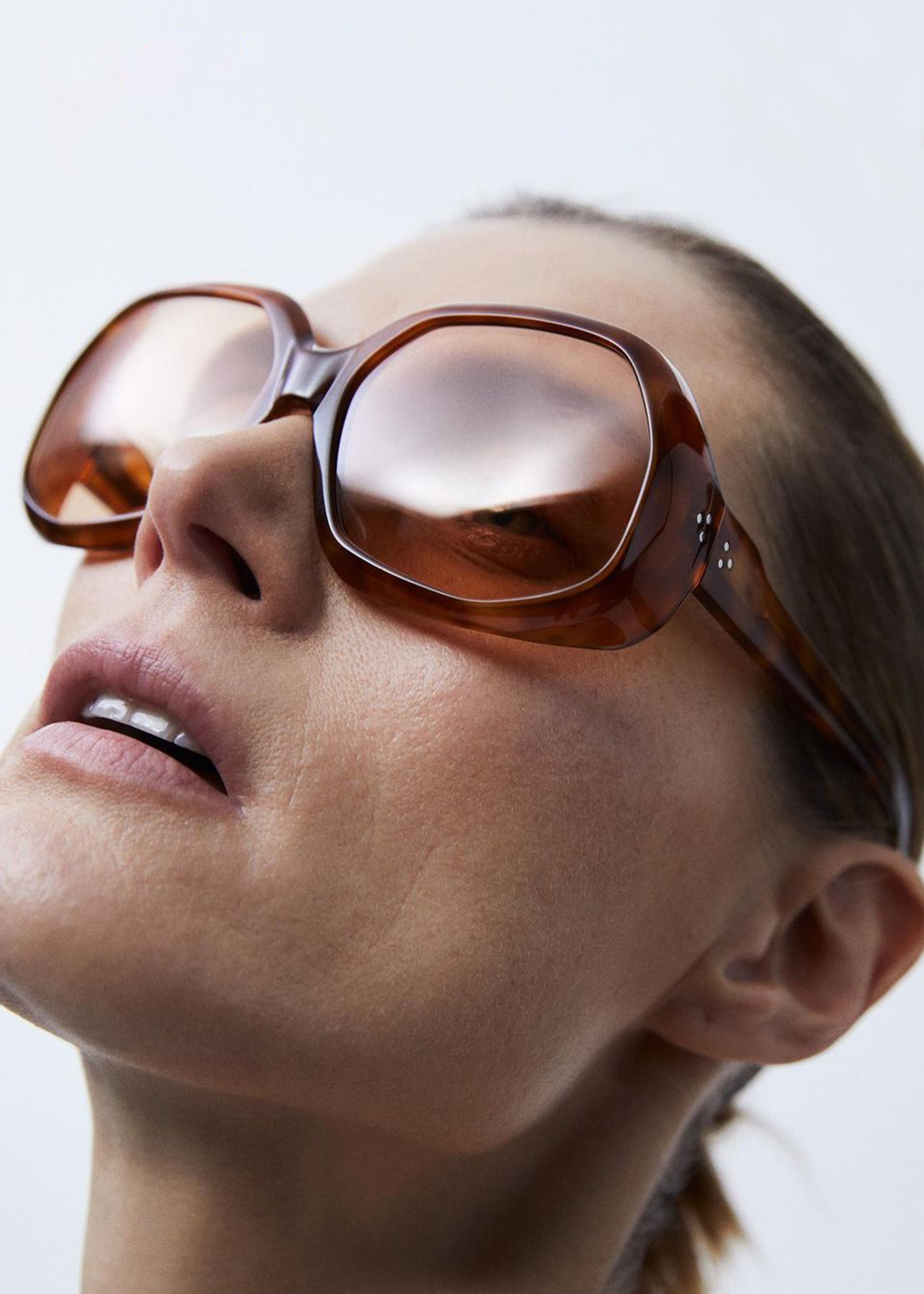 Port Tanger Yamina Sunglasses - Oliban Acetate Amber Lens - 9
