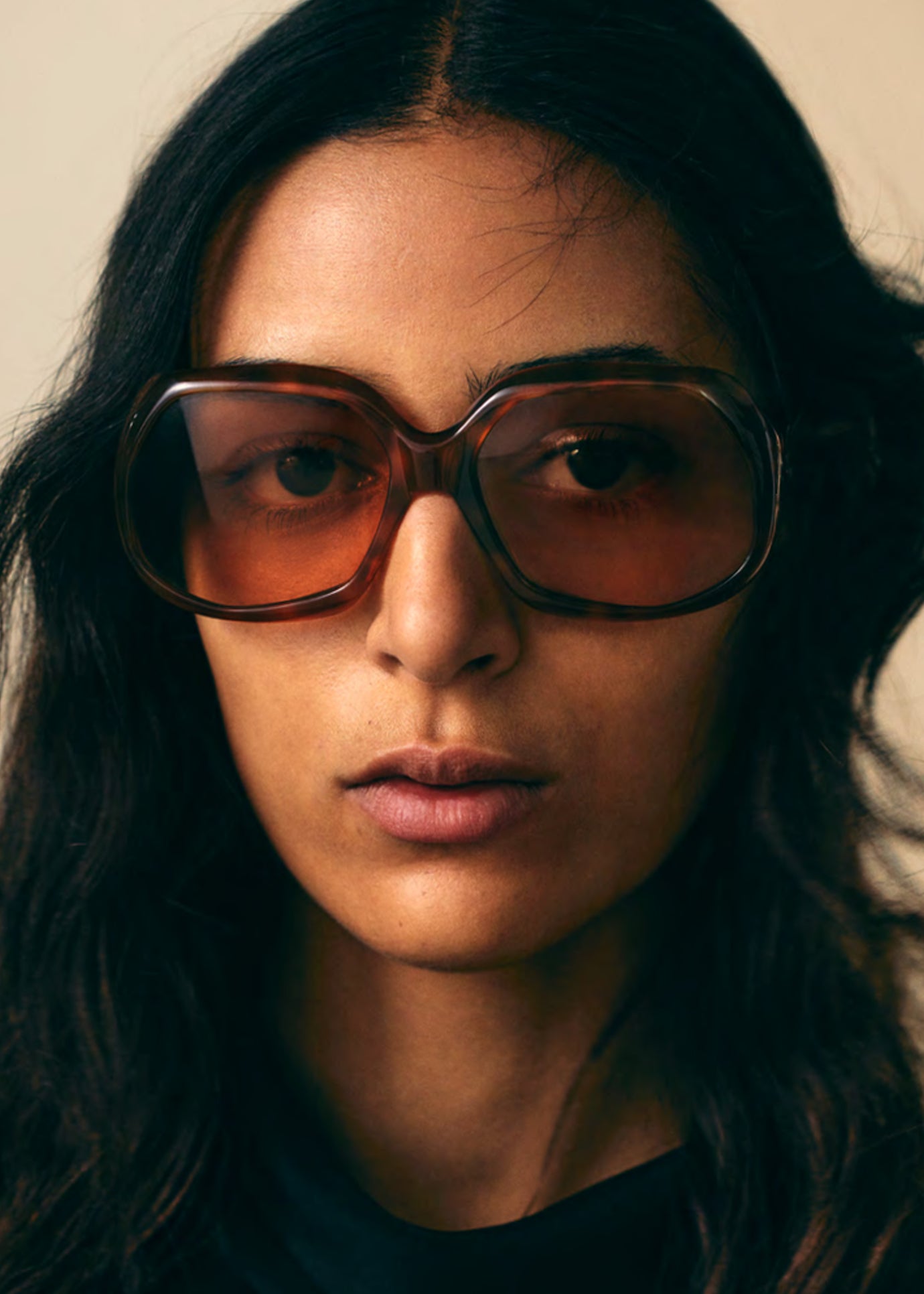 Port Tanger Yamina Sunglasses - Oliban Acetate Amber Lens