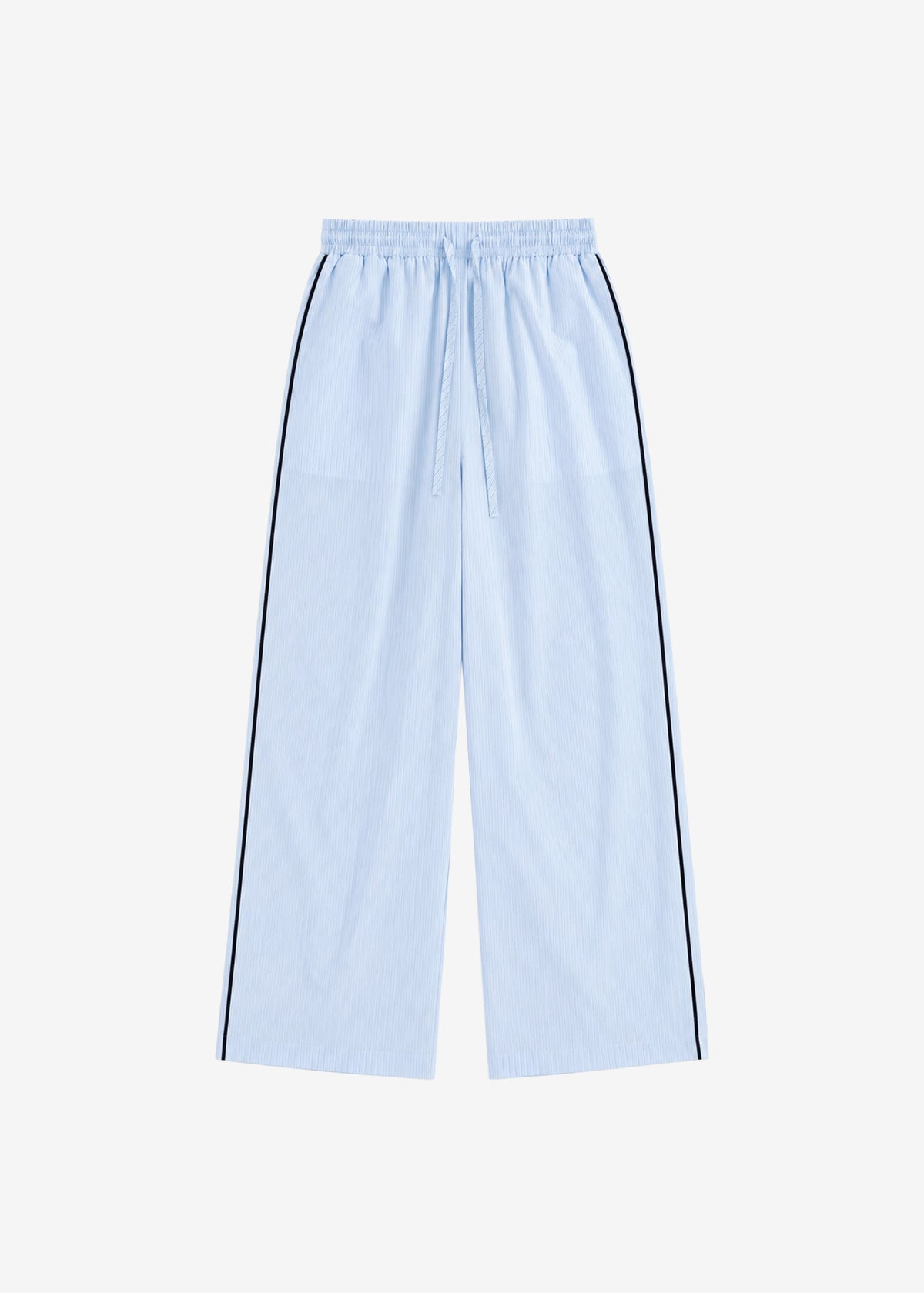 Porto Contrast Piped Pants - Blue/White Stripe - 11