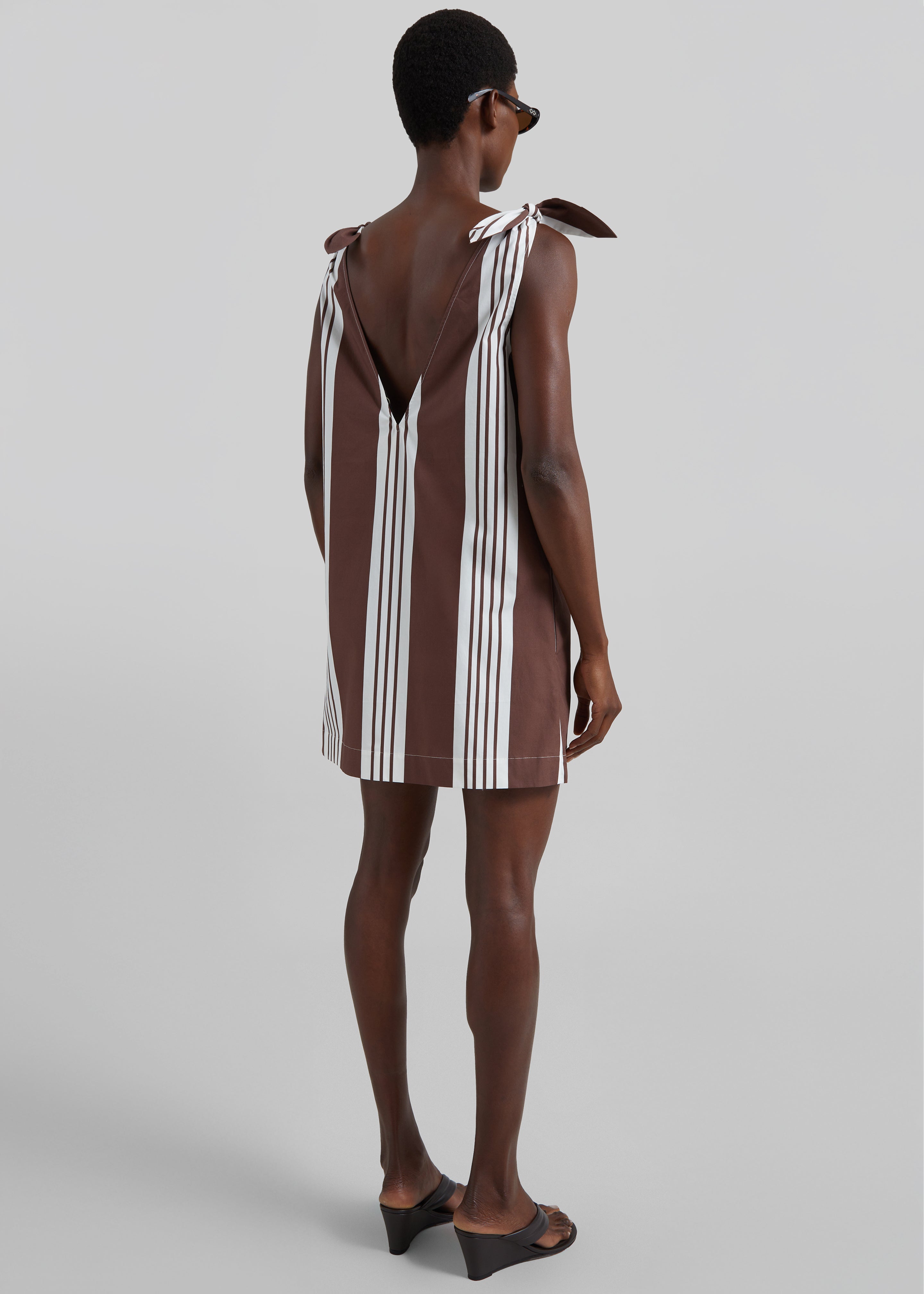 Posse Rosie Mini Dress - Choc Stripe - 5