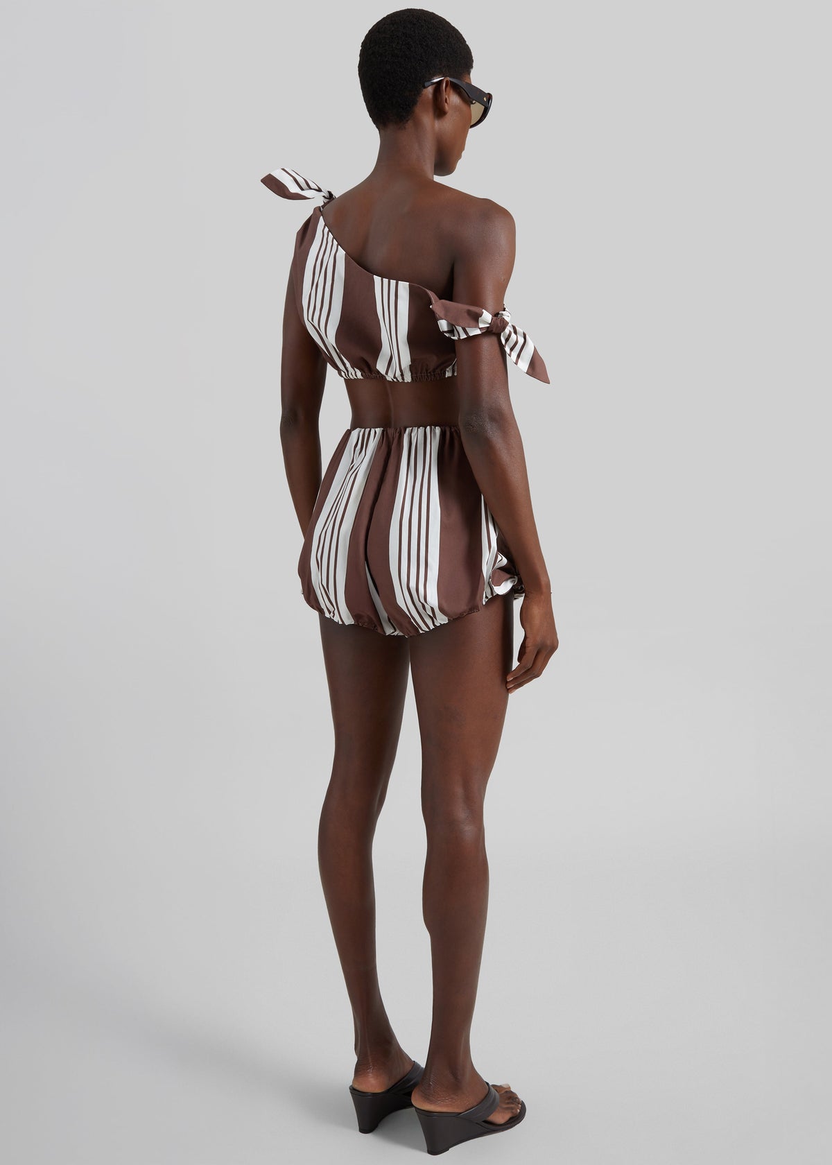 Posse Rosie Shorts - Choc Stripe - 6