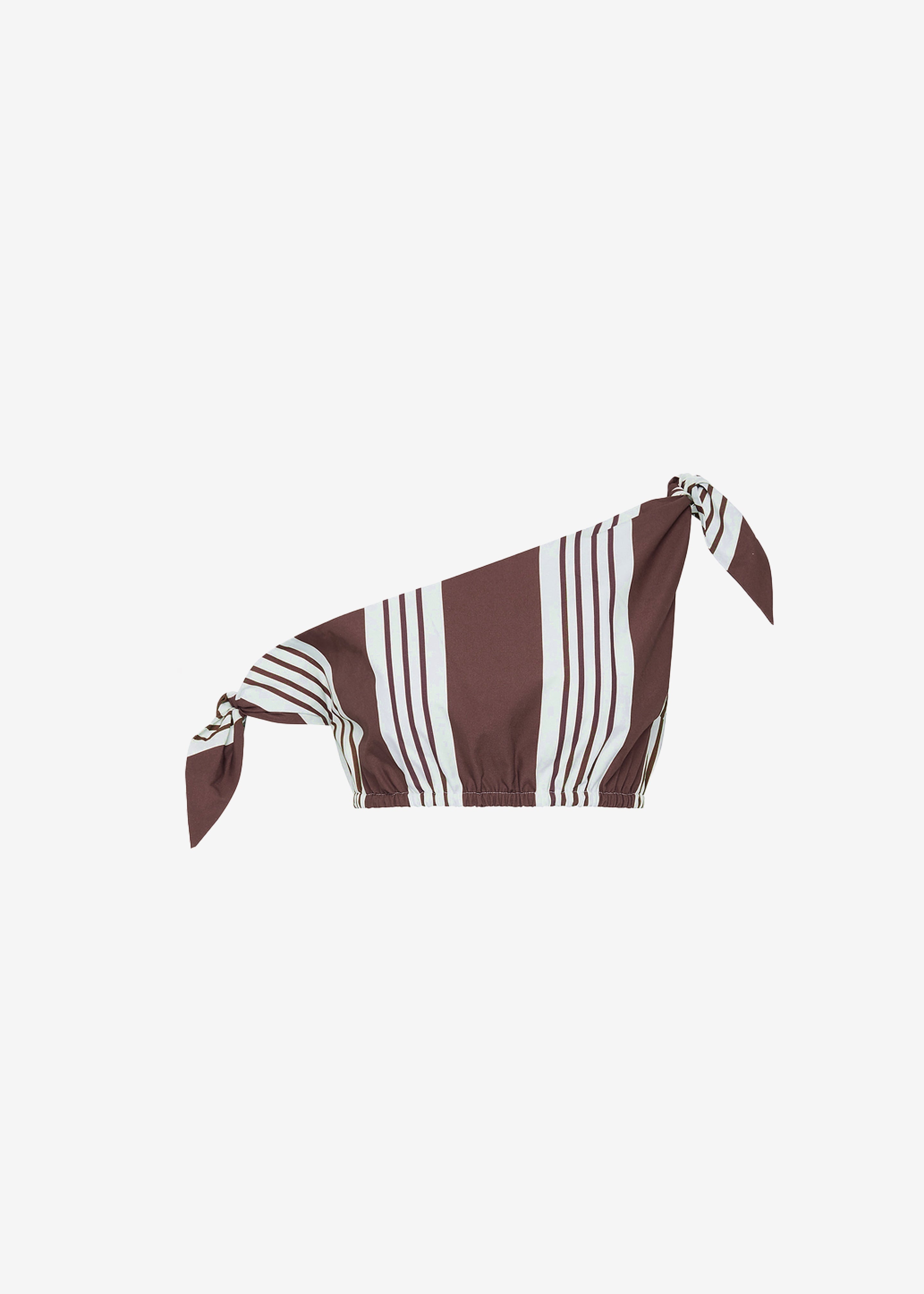 Posse Rosie Tie Top - Choc Stripe - 8