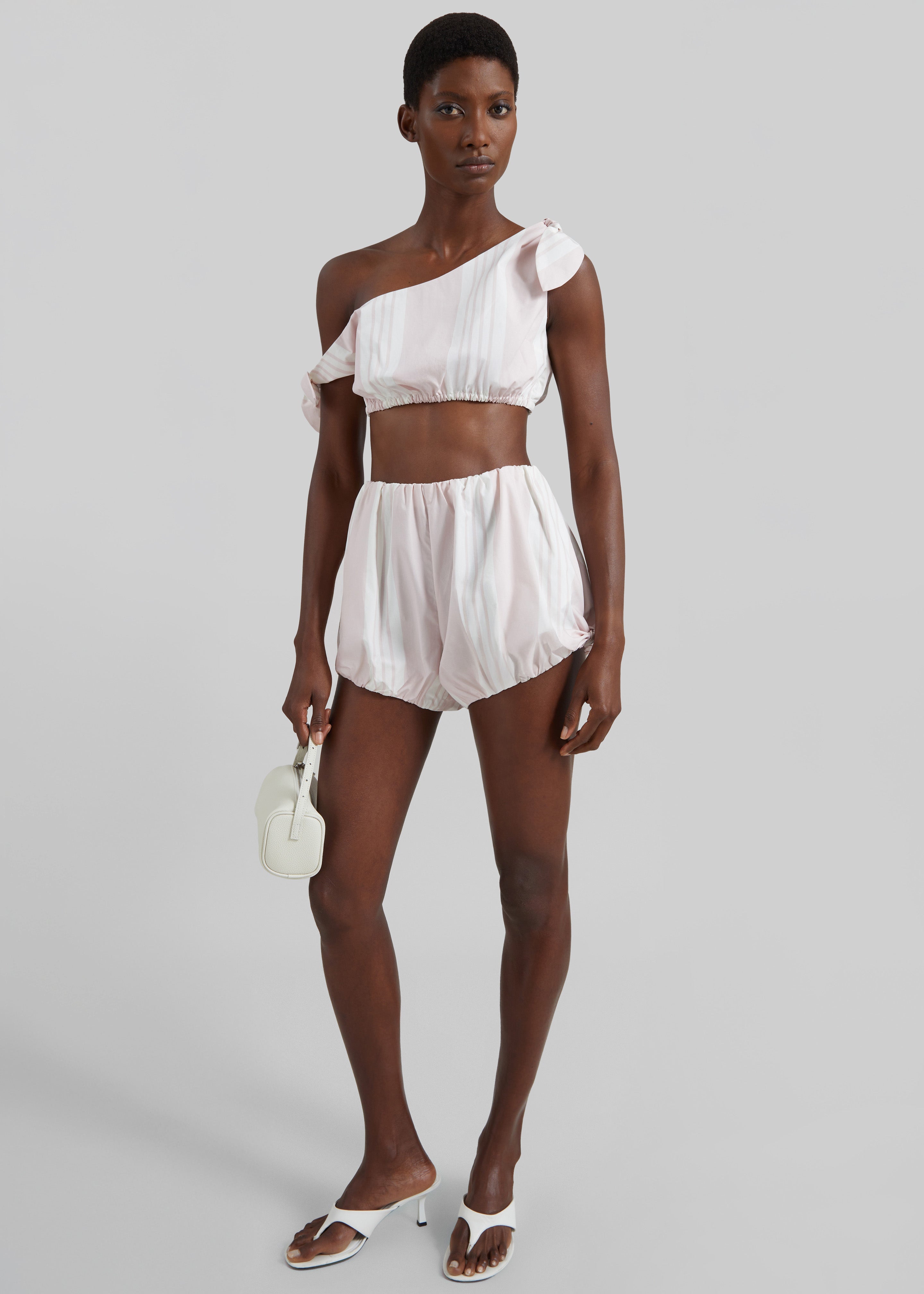 Posse Rosie Tie Top - Pink Stripe - 3