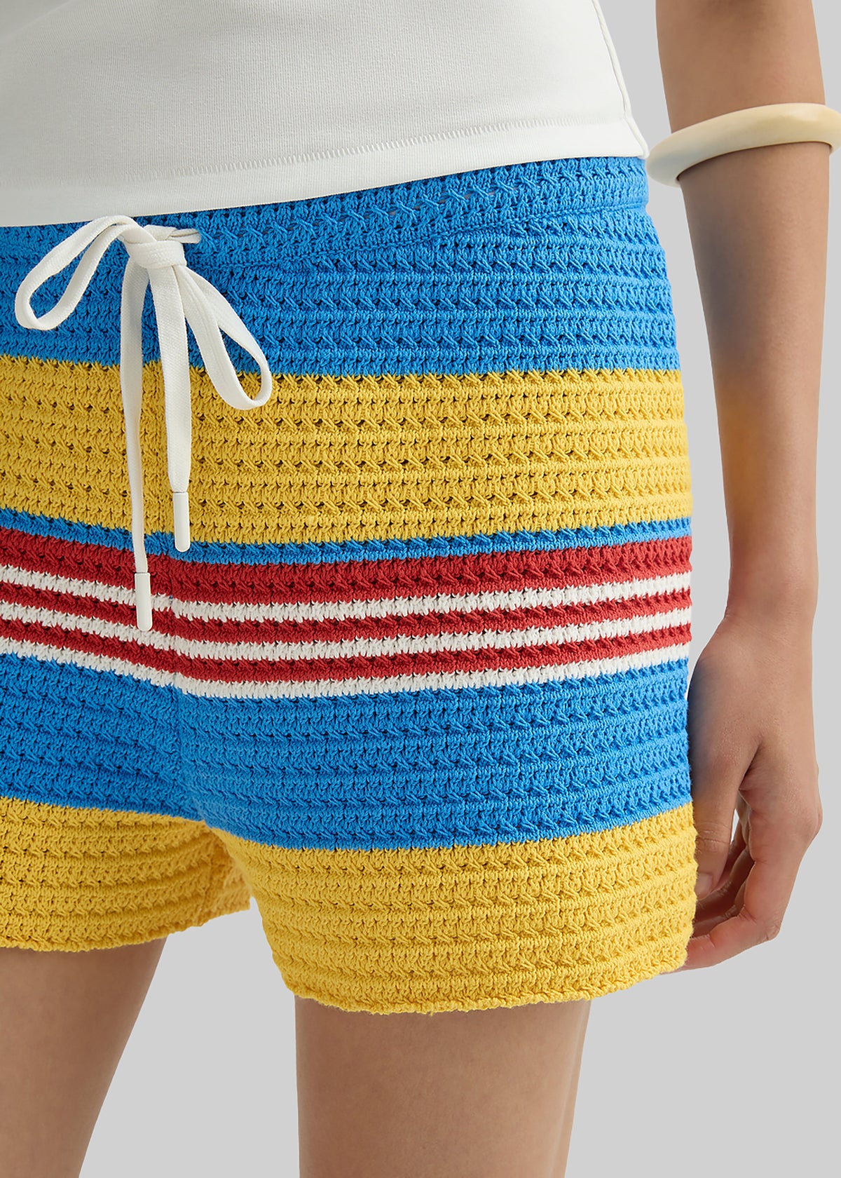Posse Tammy Shorts - Blue Multistripe - 5