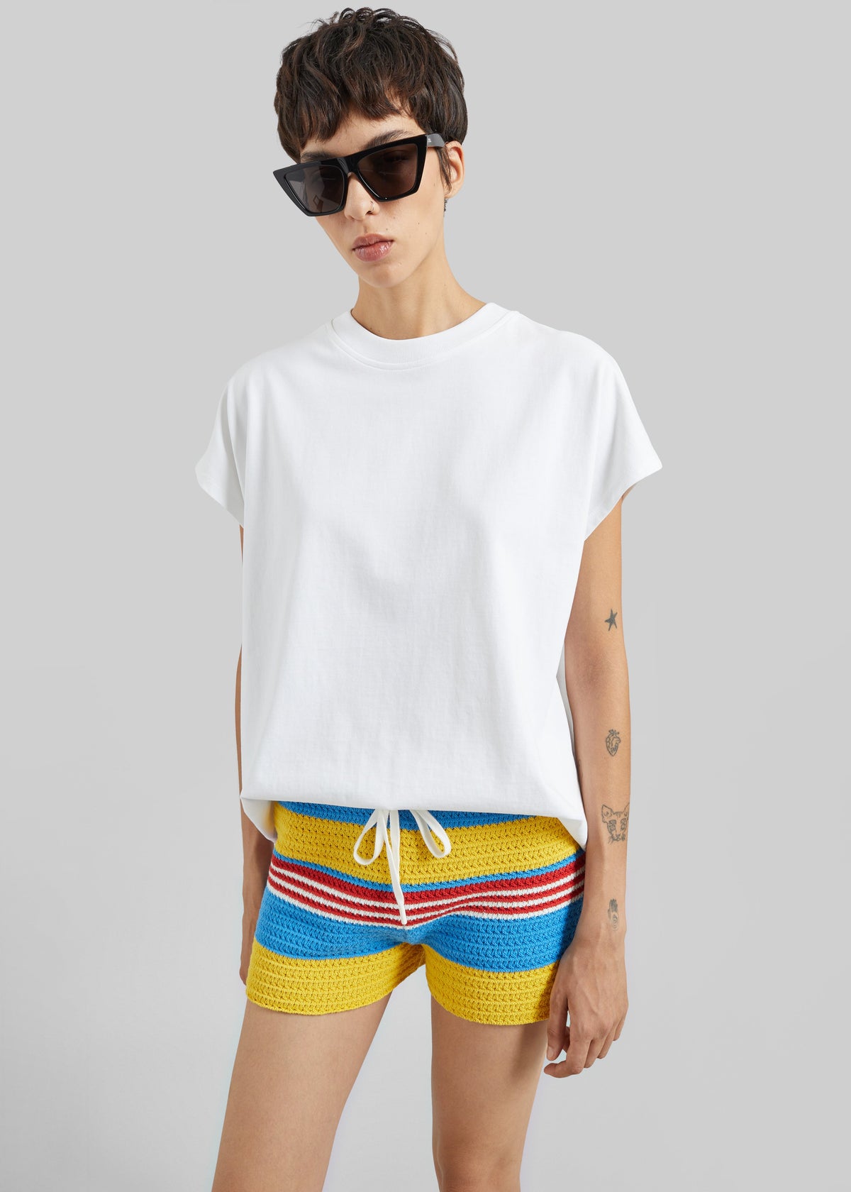Posse Tammy Shorts - Blue Multistripe - 6