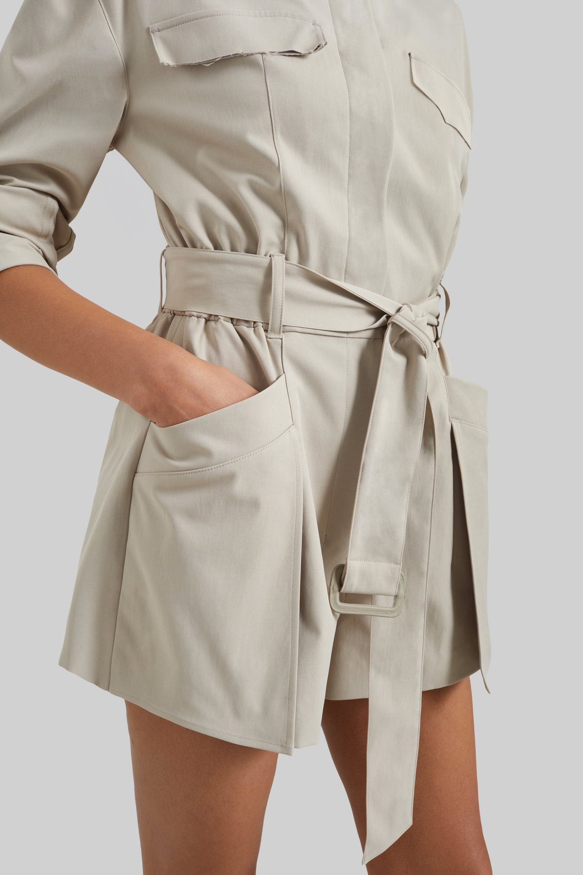 Praia Cargo Romper - Beige - 2