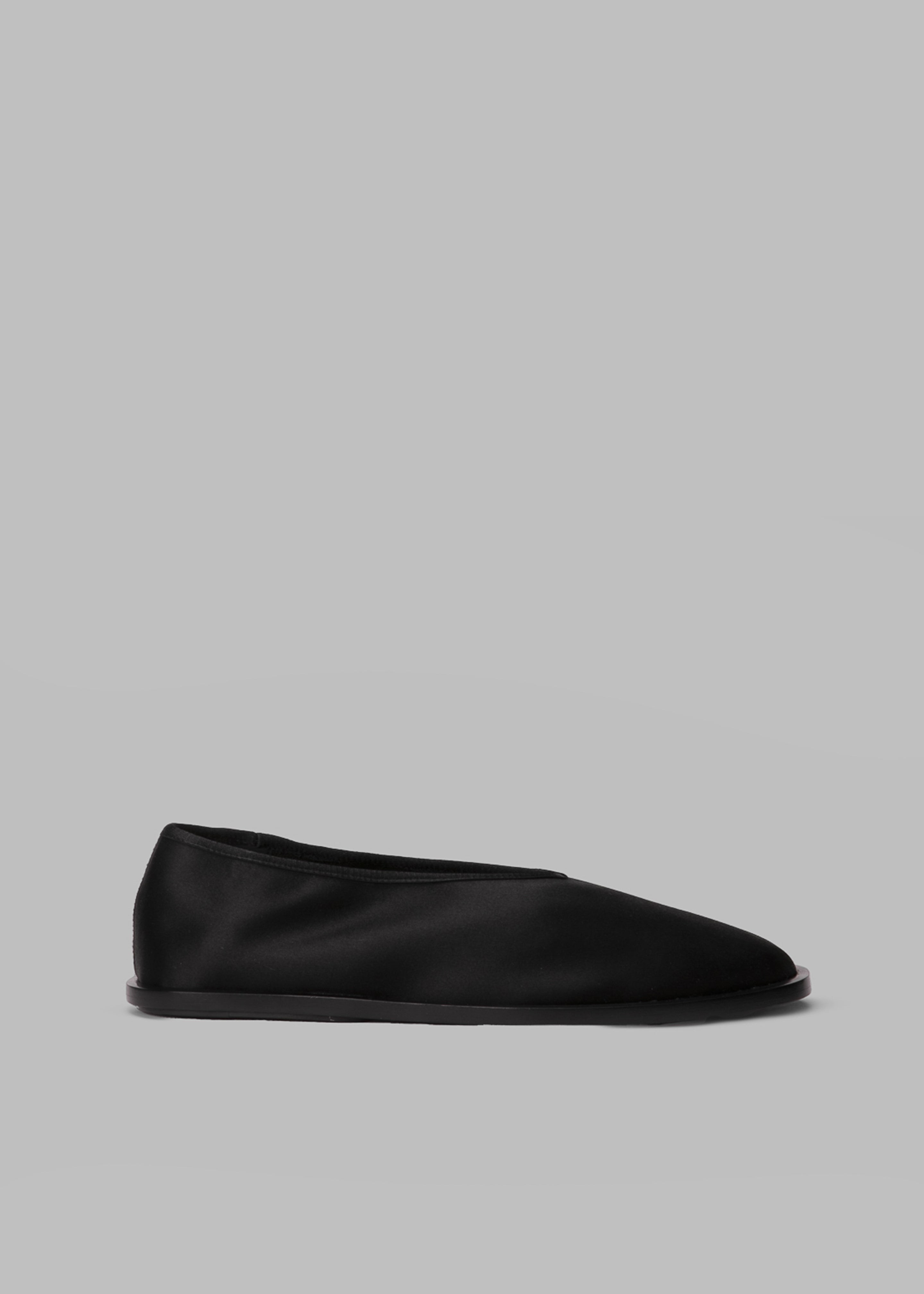 Proenza Schouler Soft Square Slippers - Black - 2