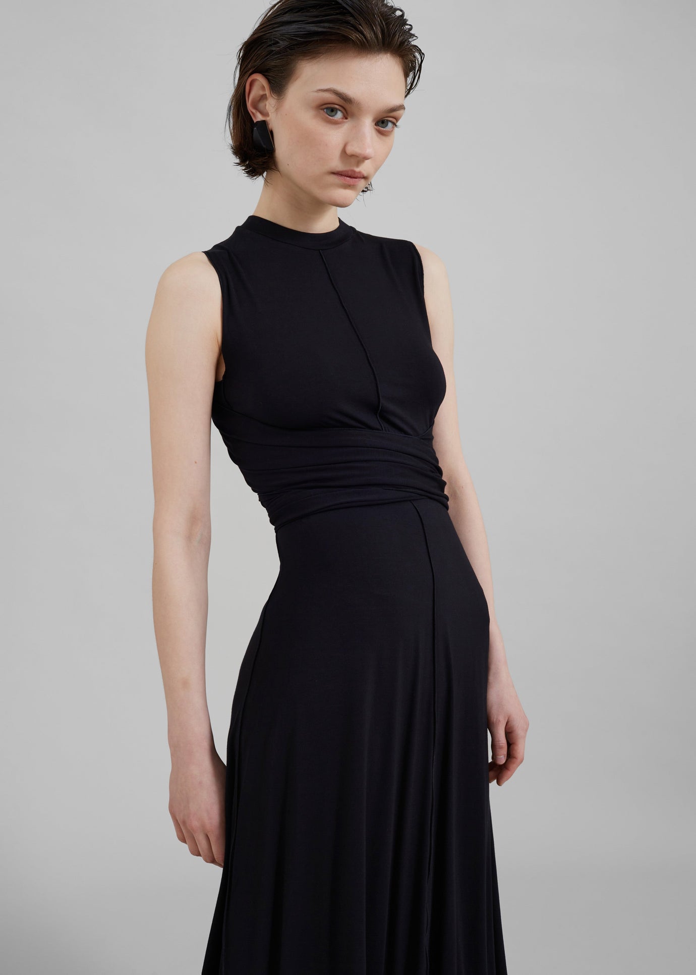 Proenza Schouler White Label Beatrice Dress - Black - 1