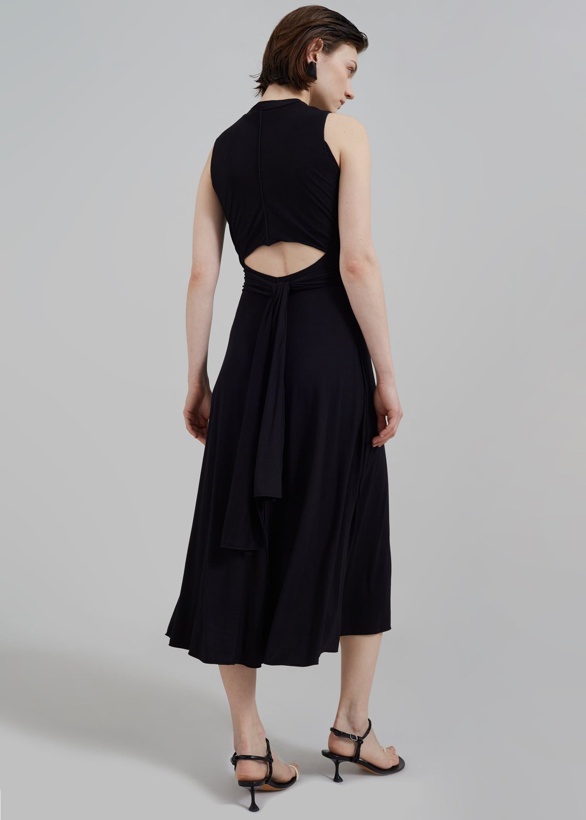 Proenza Schouler White Label Beatrice Dress - Black - 1