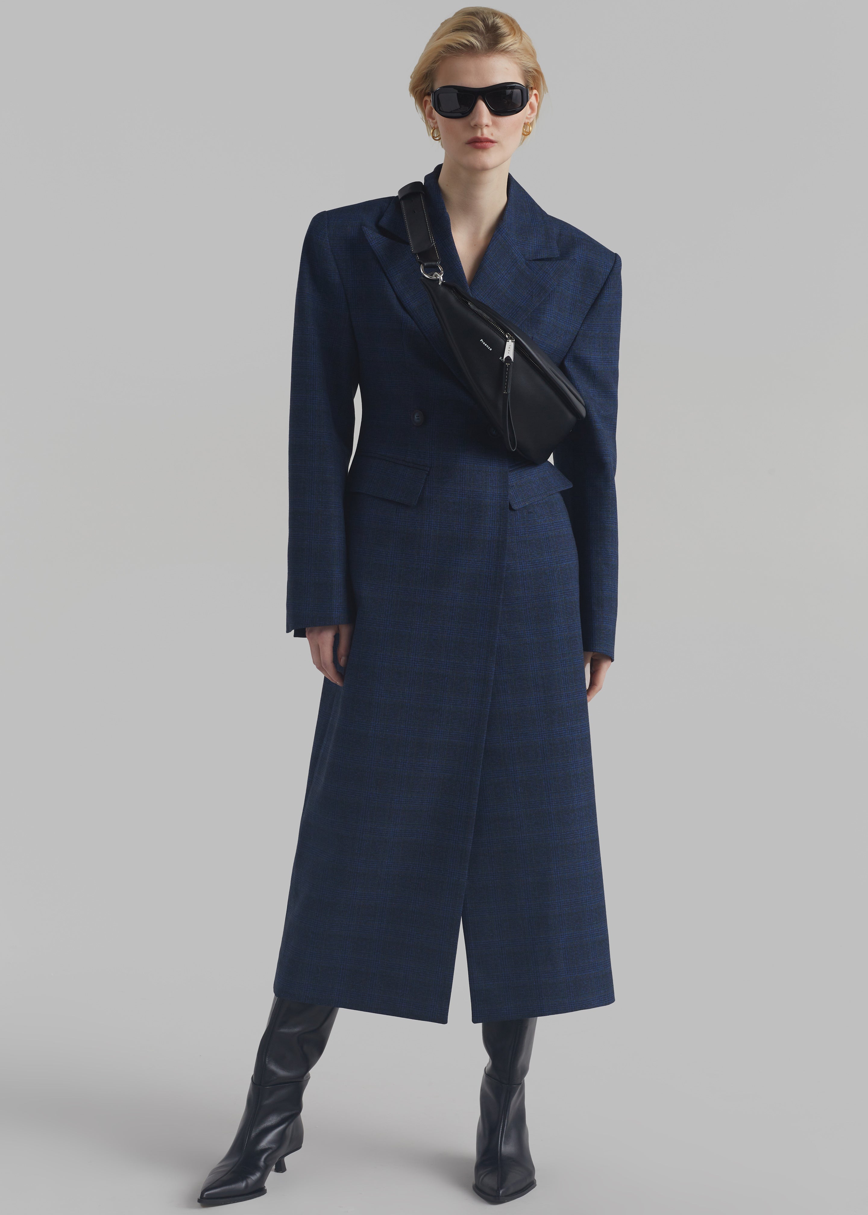 Proenza Schouler White Label Stanton Leather Sling Bag - Black - 3