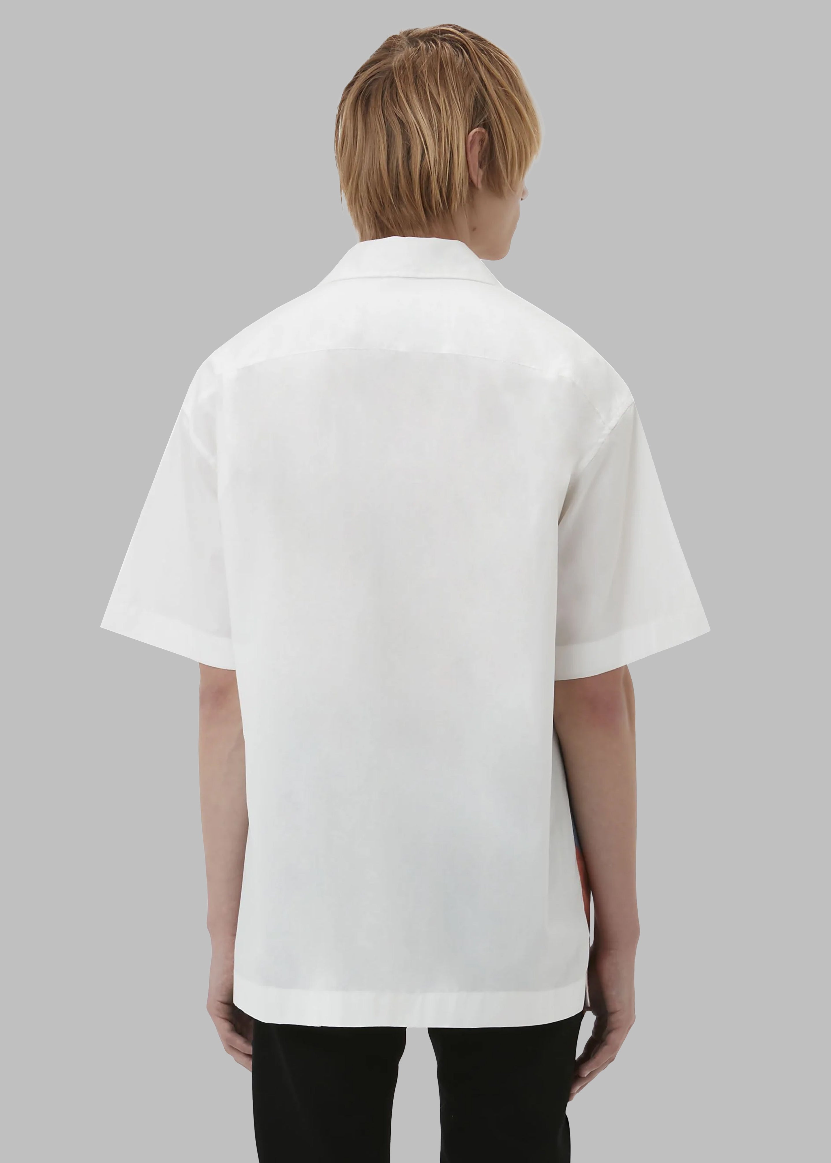 JW Anderson Profile Stud Printed Short Sleeve Shirt - White/Multi