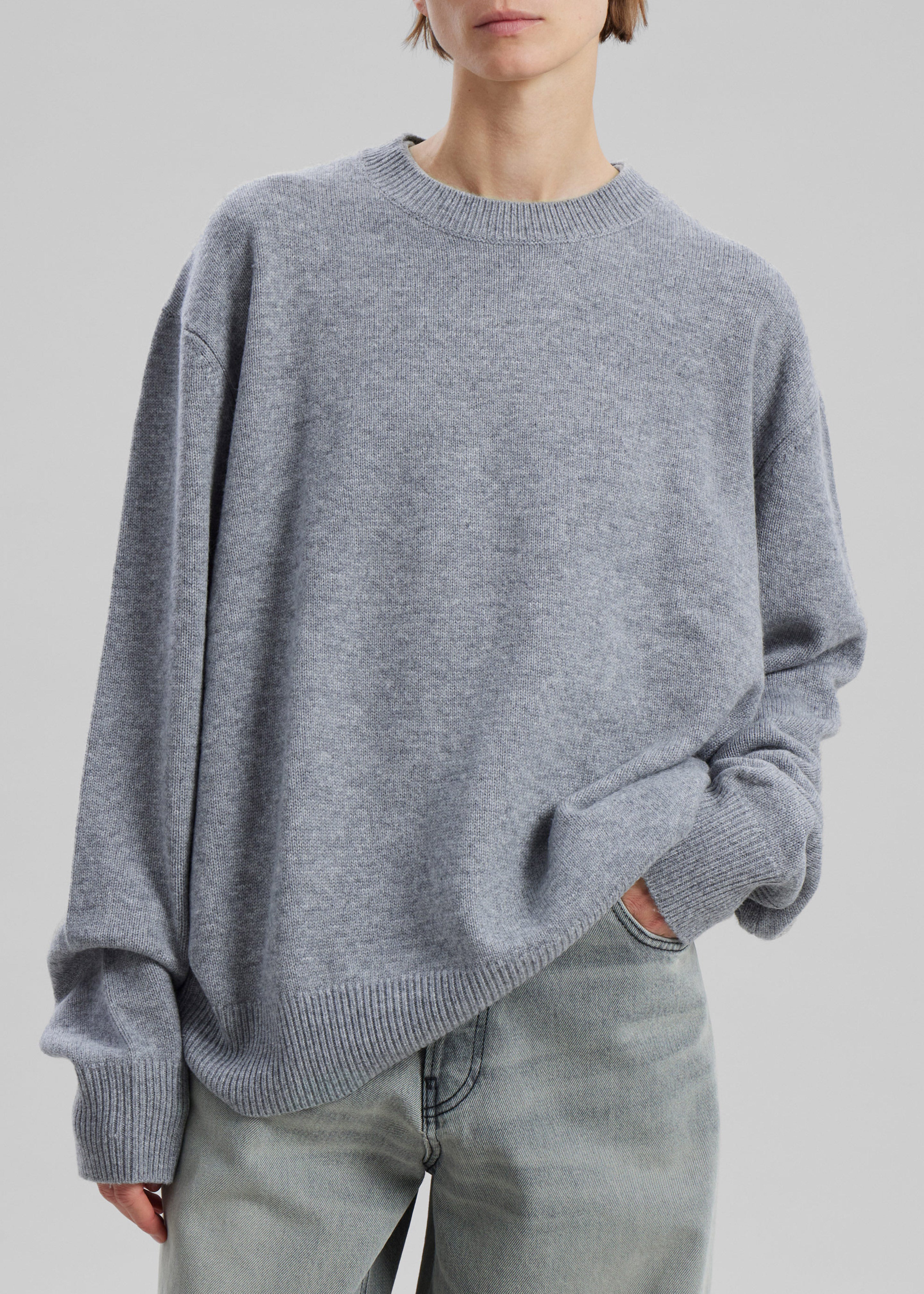 Grey sweater best sale