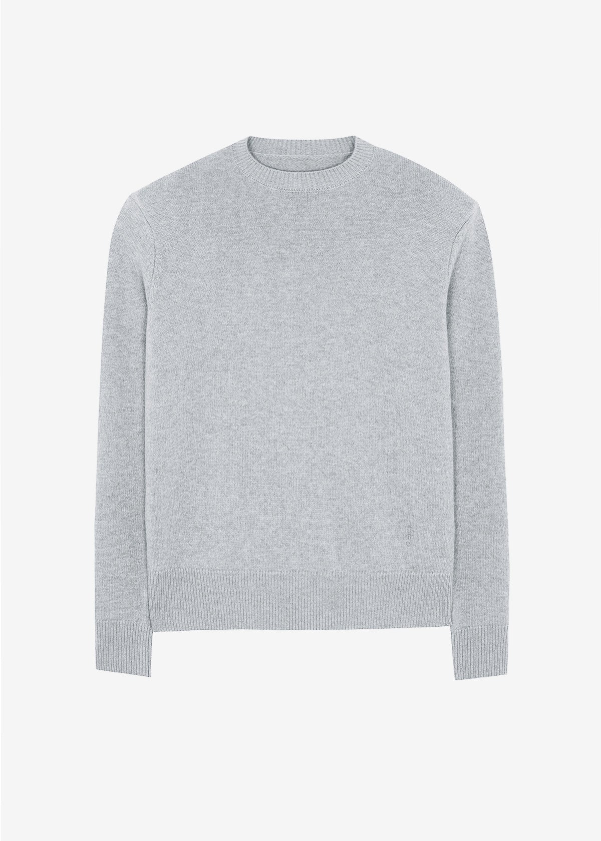 Quinton Crew Neck Sweater - Light Grey - 18