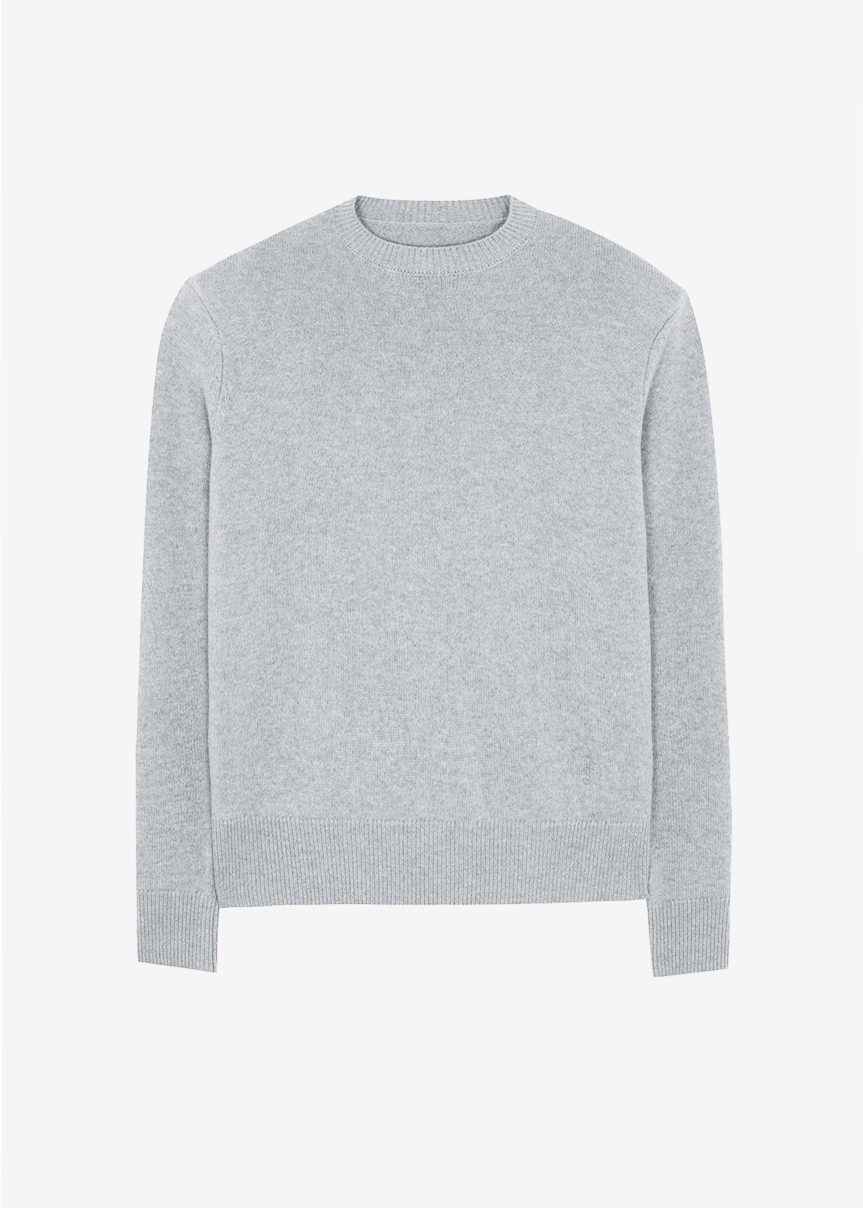 Quinton Crew Neck Sweater - Light Grey - 18