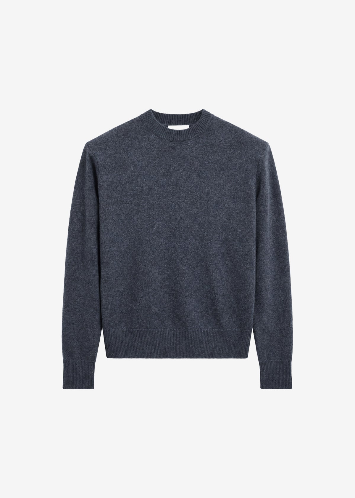 Rafaela Padded Knit Sweater - Dark Grey Melange