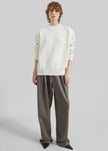 Rafaela Padded Knit Sweater - Ivory