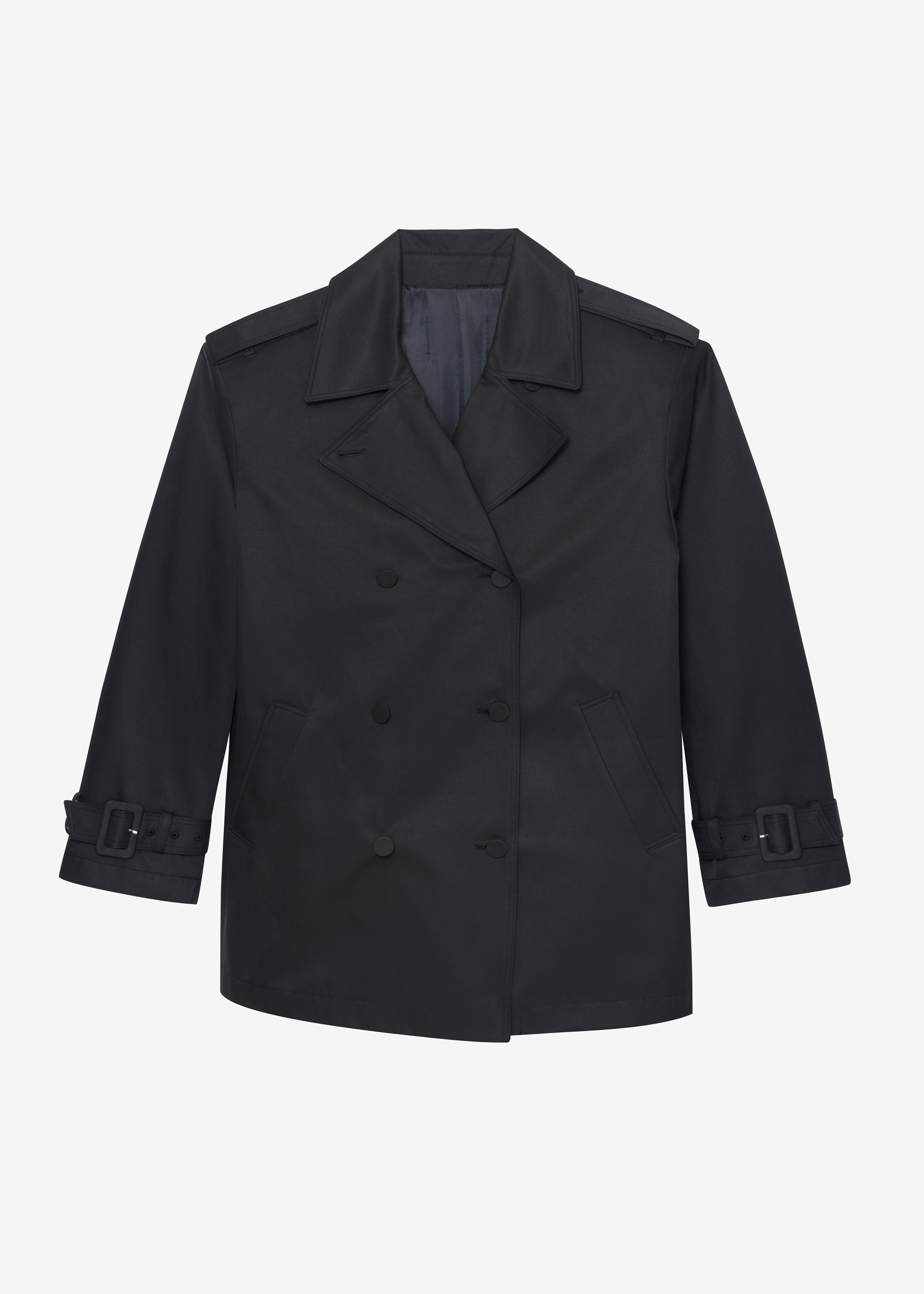 Raleigh Trench Coat - Black - 13