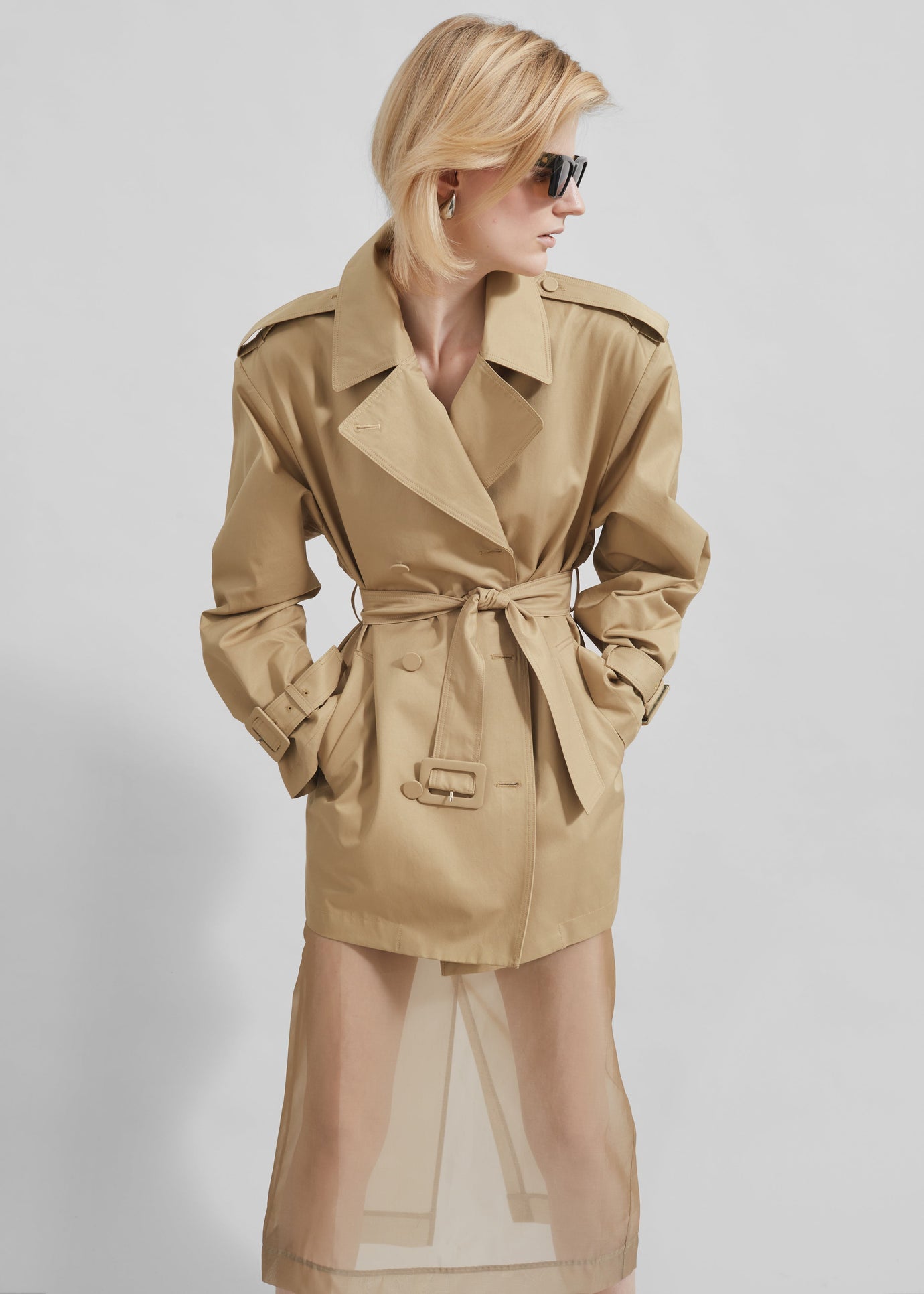 Raleigh Trench Coat - Beige