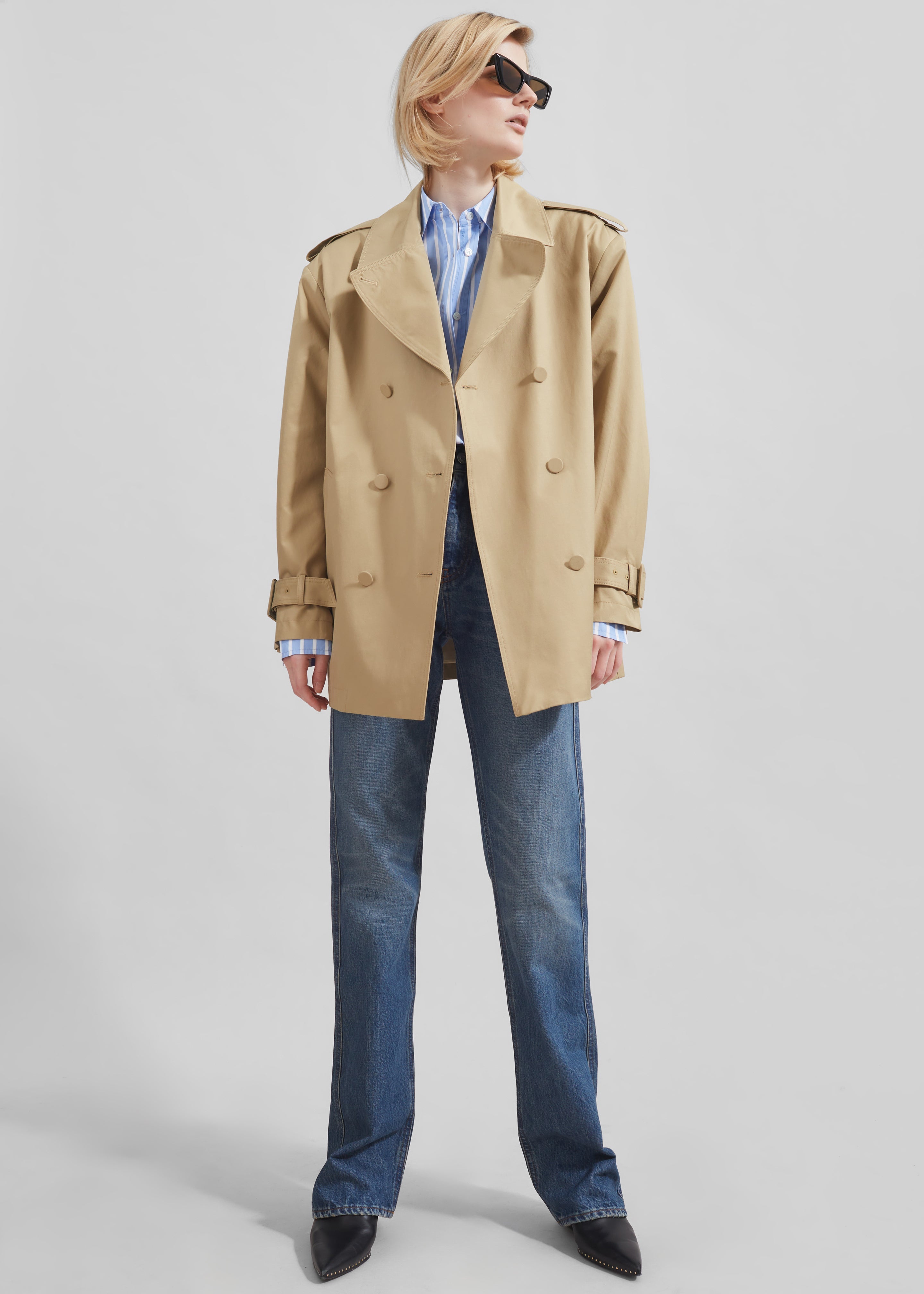 Raleigh Trench Coat - Beige - 6