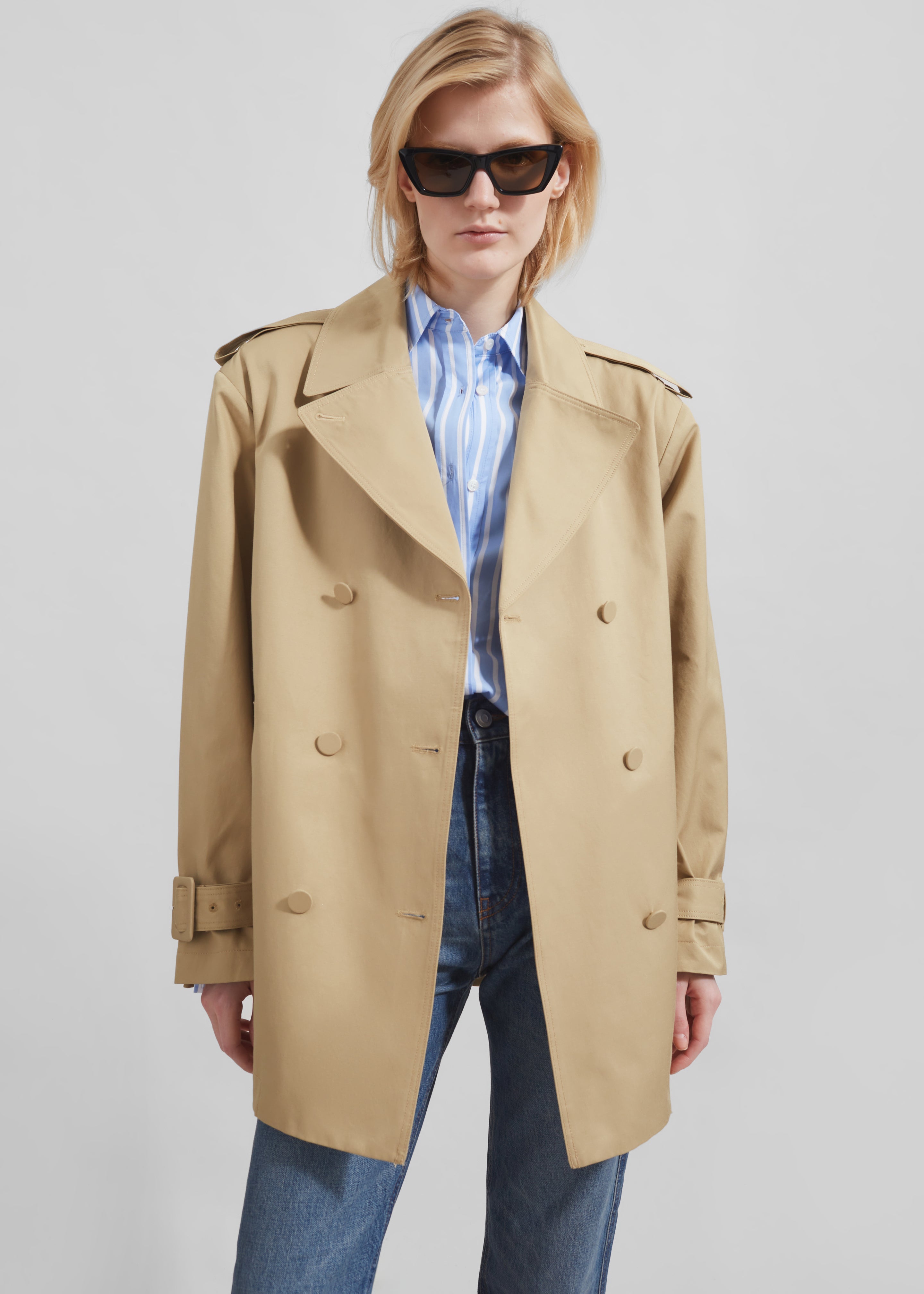 Raleigh Trench Coat - Beige - 2