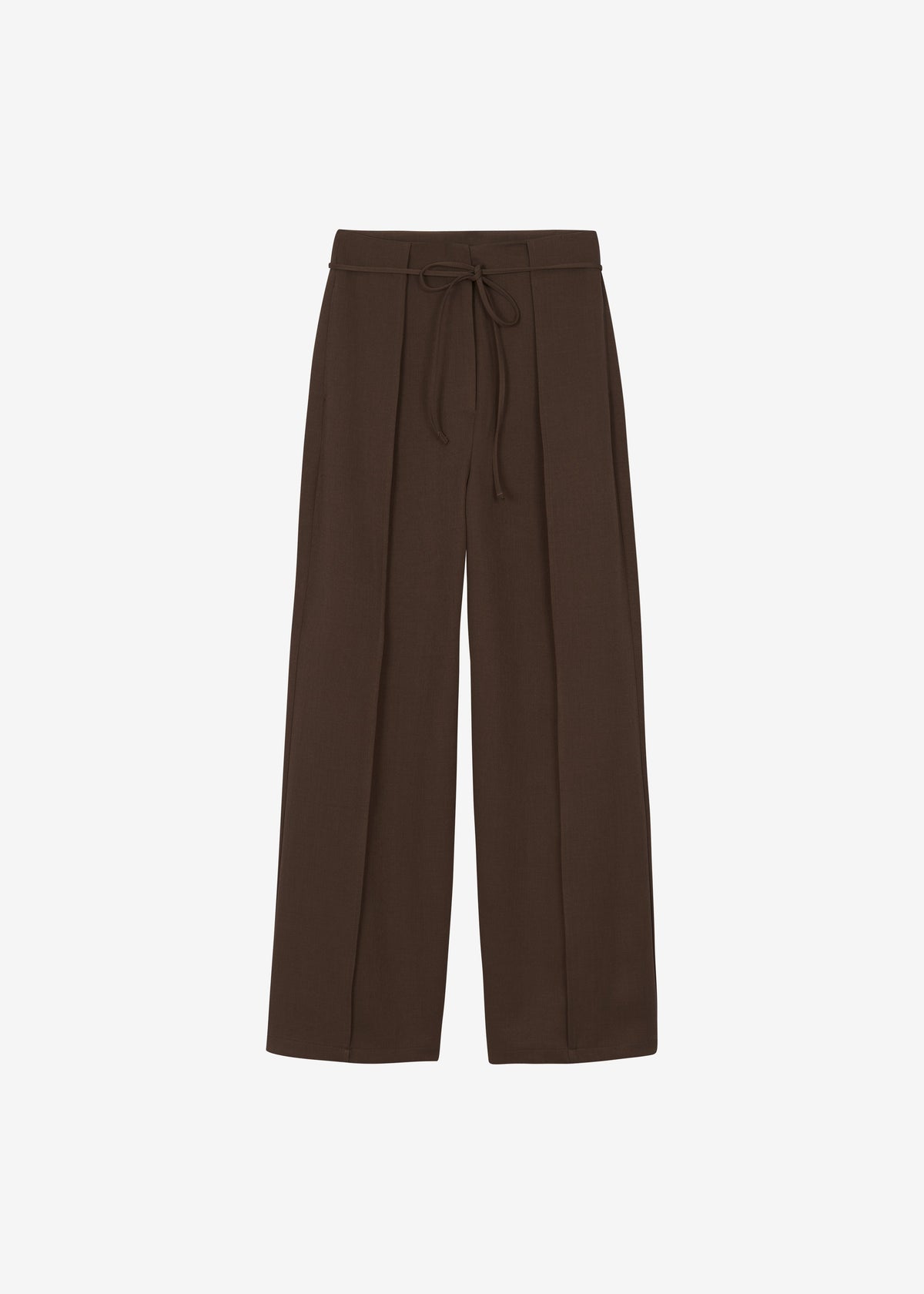 Ravell Pleated Trousers - Brown - 8