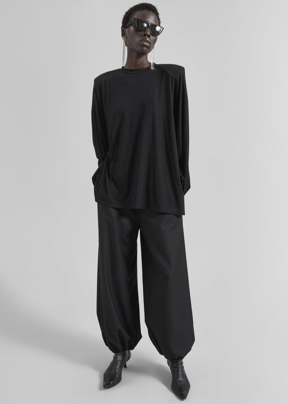 Ravvi Soft Padded Top - Black - 1