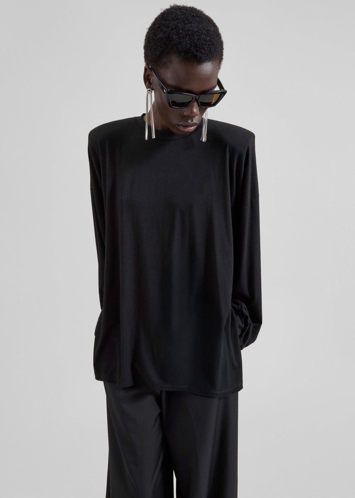 Ravvi Soft Padded Top - Black - 1