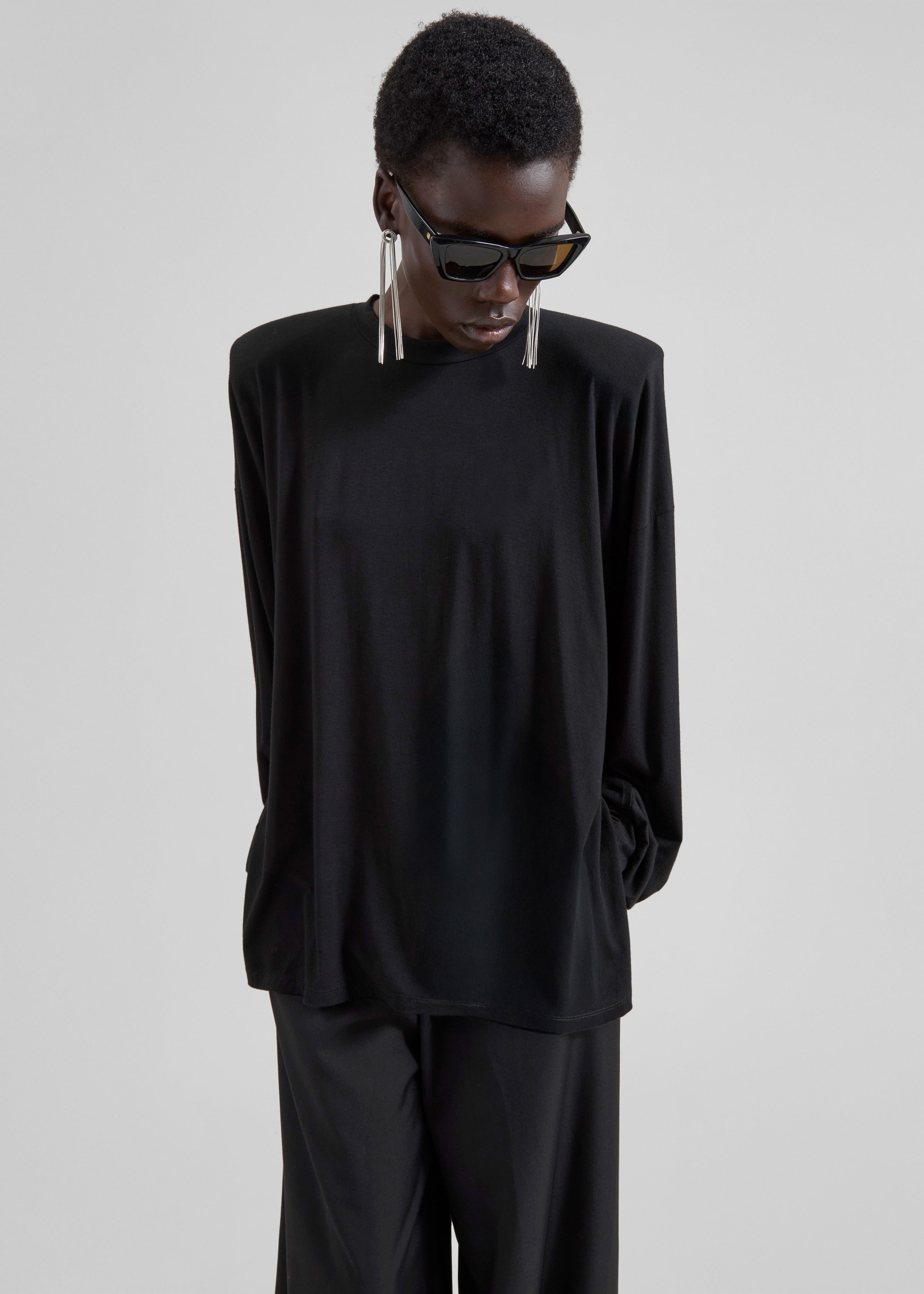 Ravvi Soft Padded Top - Black - 1