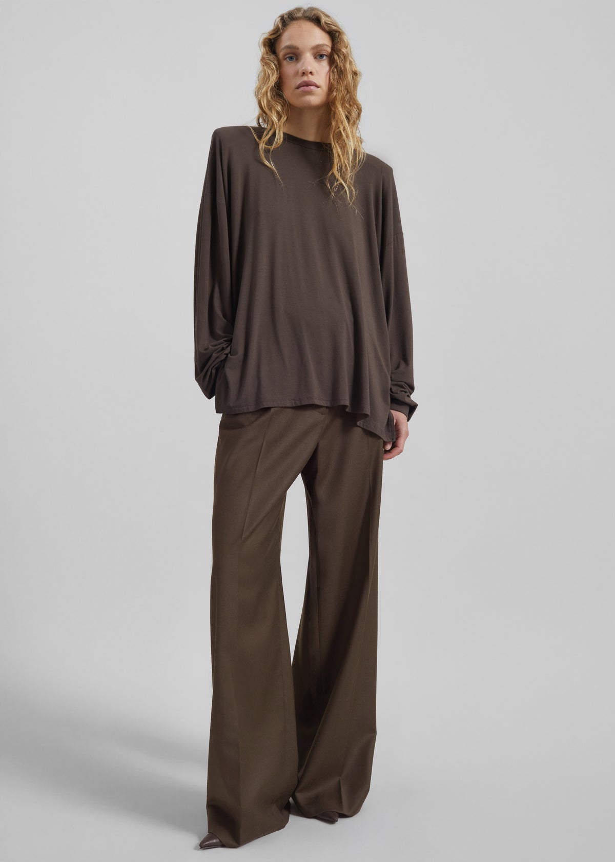 Ravvi Soft Padded Top - Brown - 1