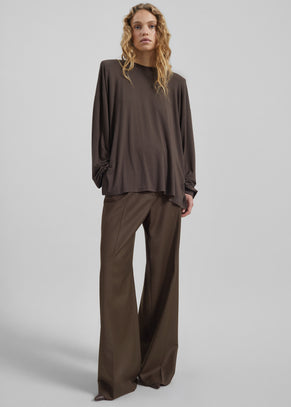 Ravvi Soft Padded Top - Brown