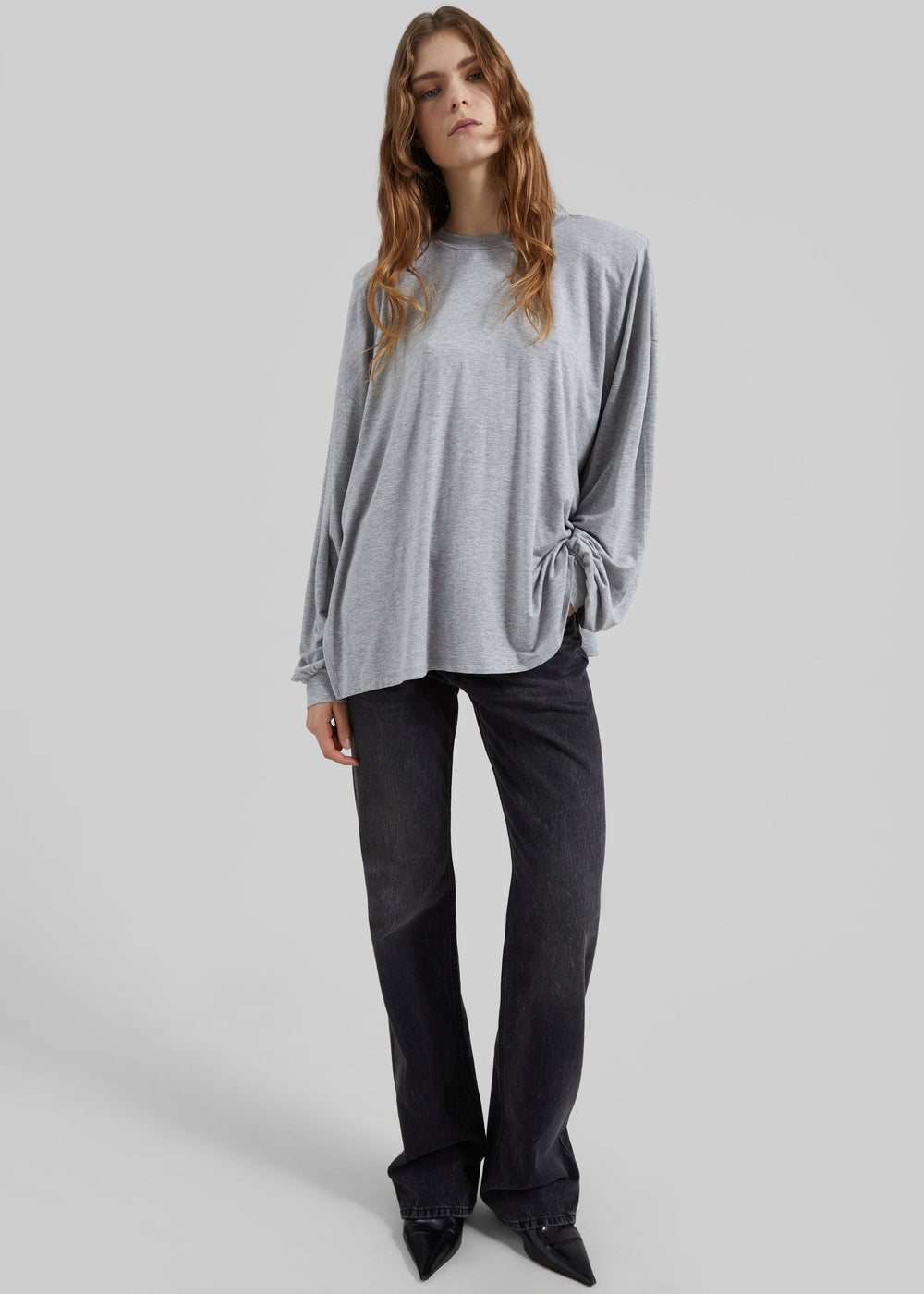 Ravvi Soft Padded Top - Grey - 1