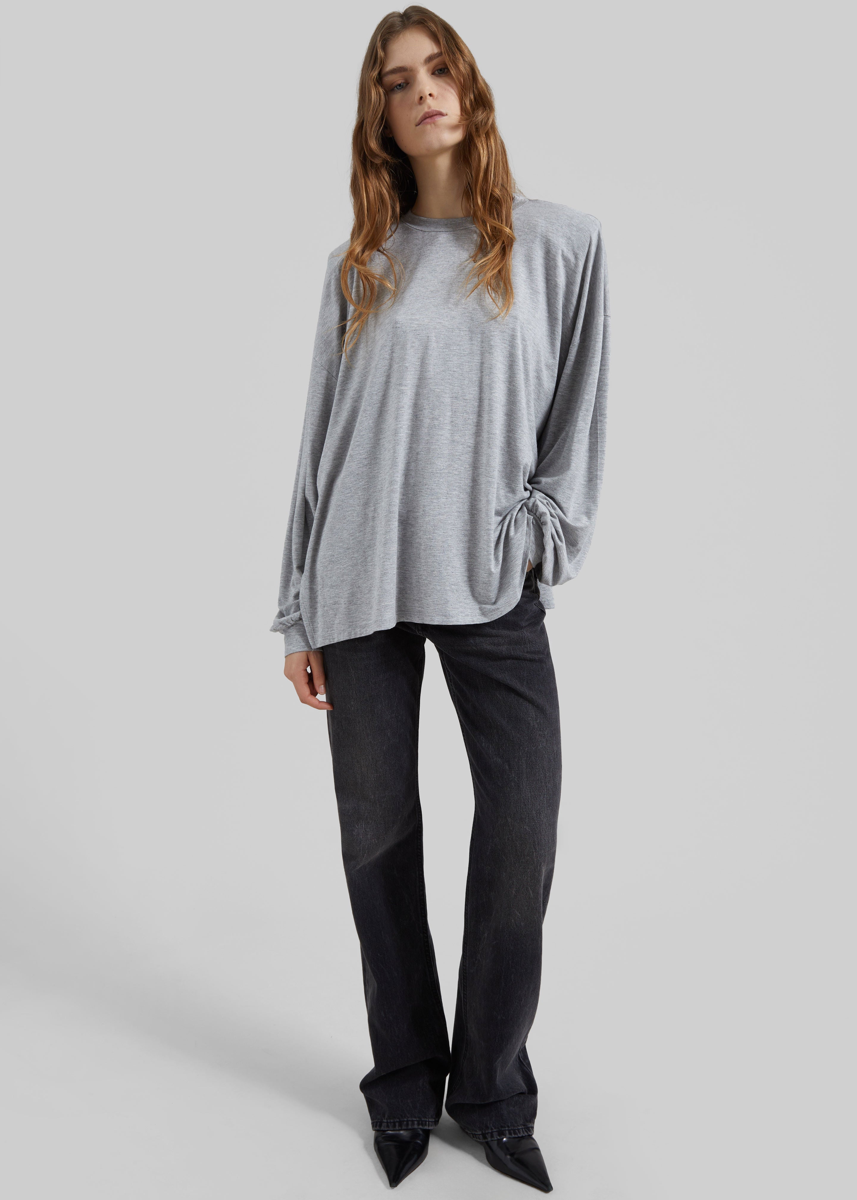 Ravvi Soft Padded Top - Grey - 2