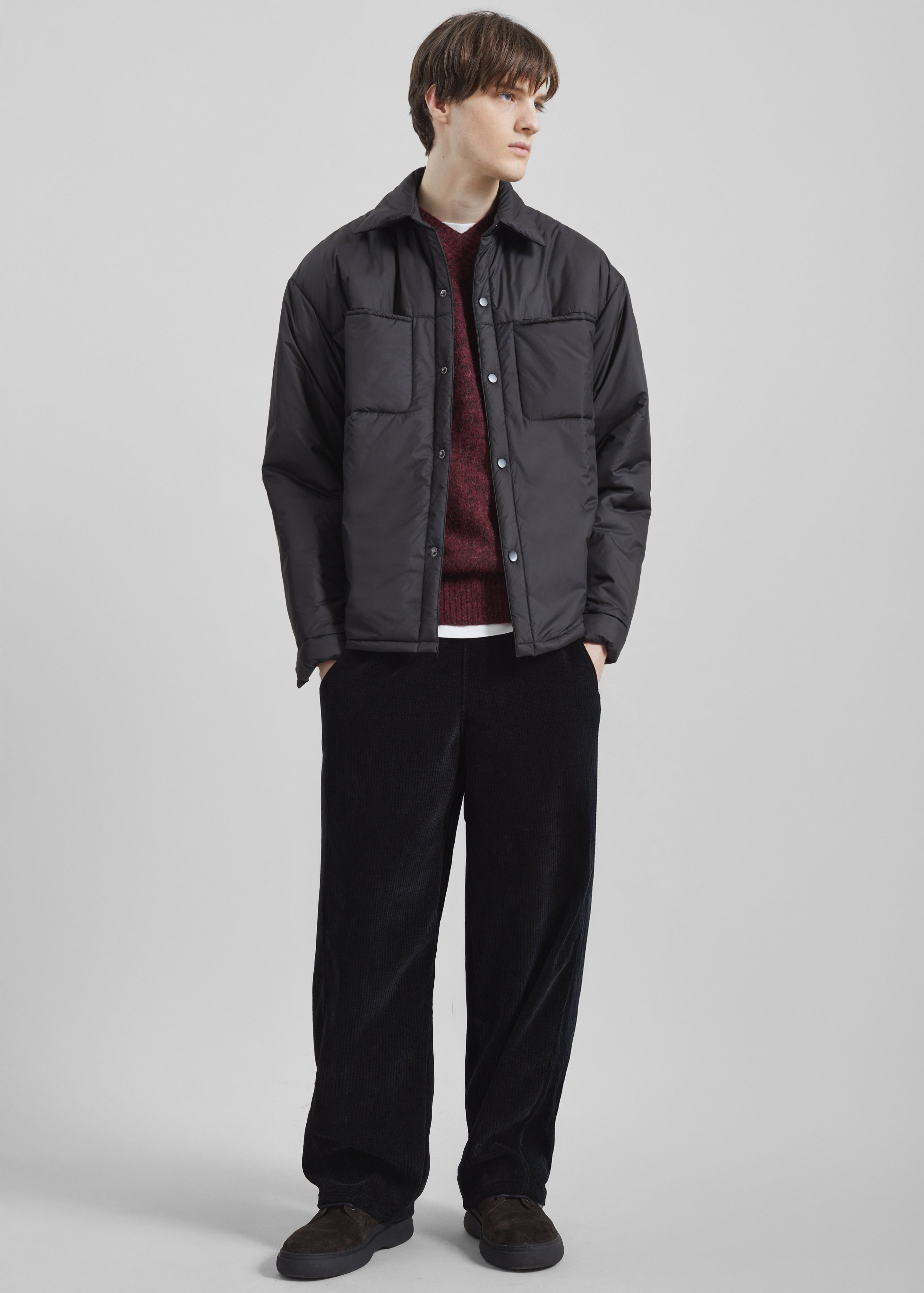 Reffroy Puffer Overshirt - Black - 5