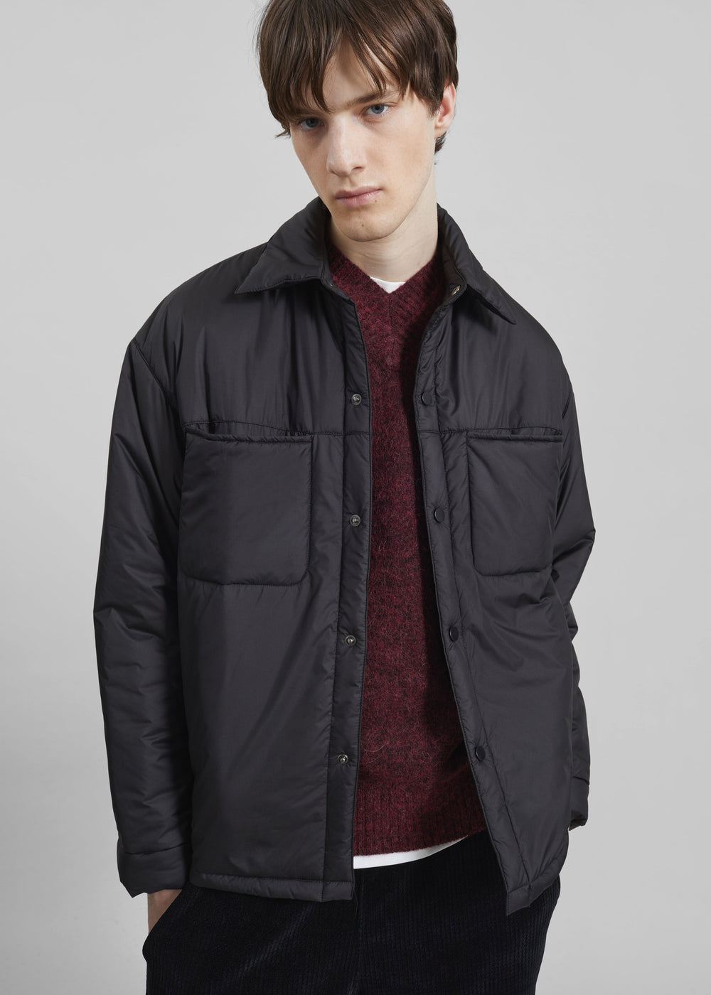 Reffroy Puffer Overshirt - Black