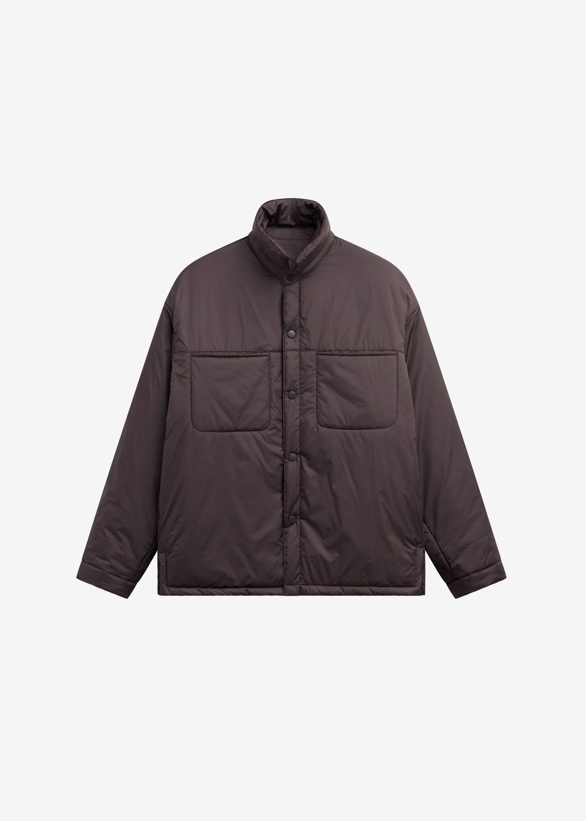 Reffroy Puffer Overshirt - Brown - 8