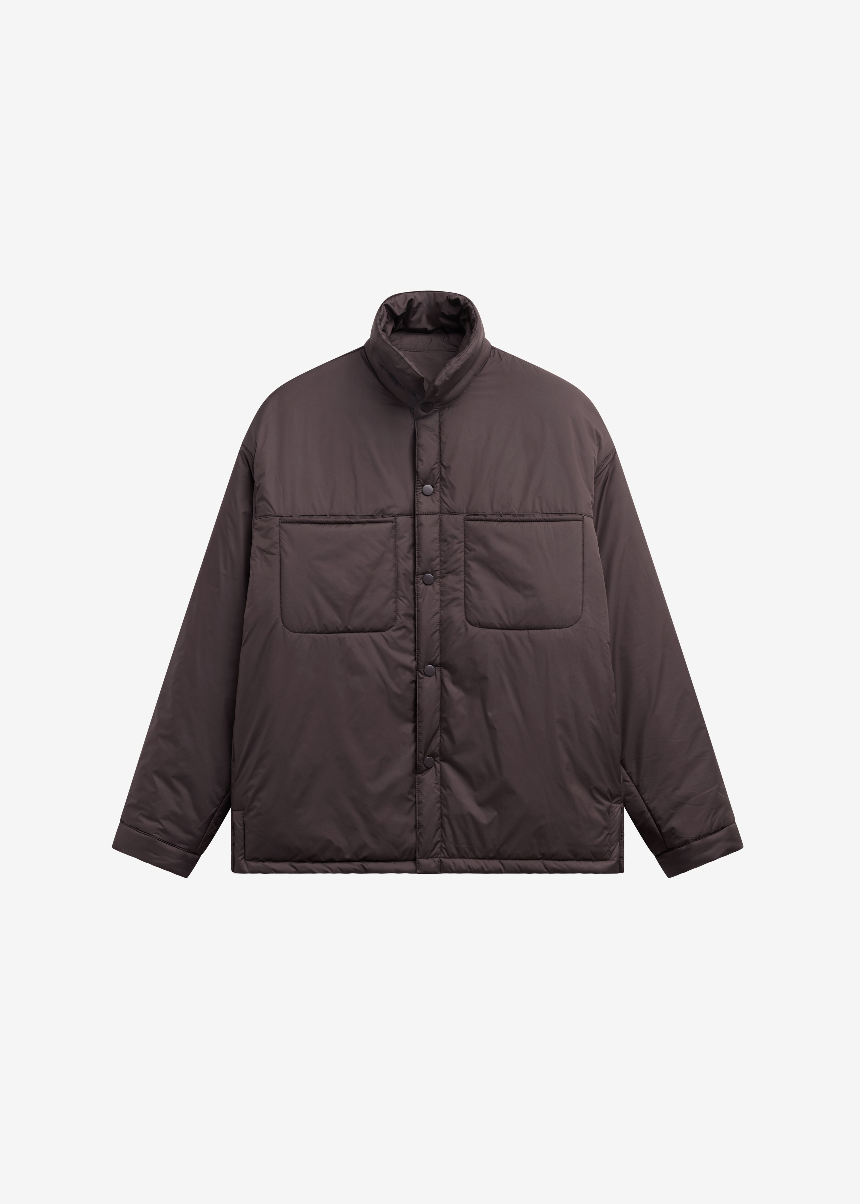 Reffroy Puffer Overshirt - Brown - 8