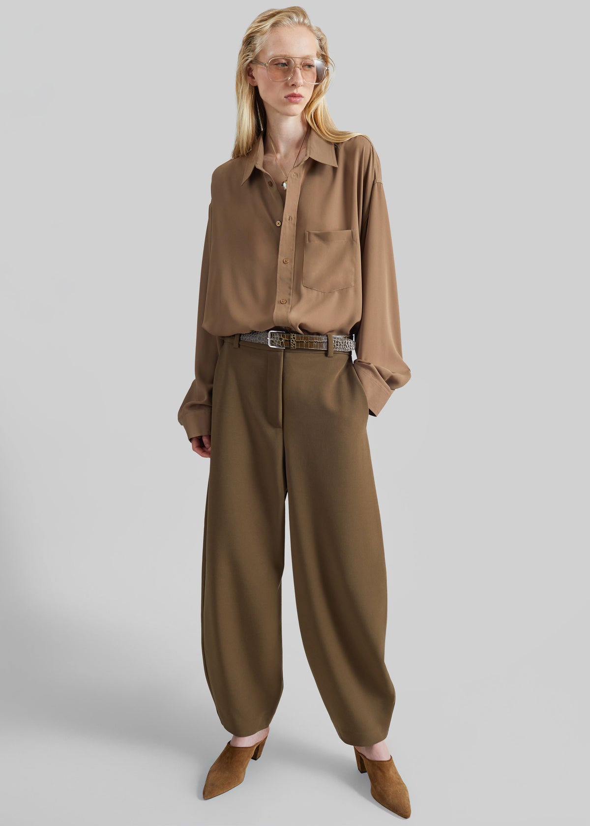 Rema Shirt - Khaki Brown