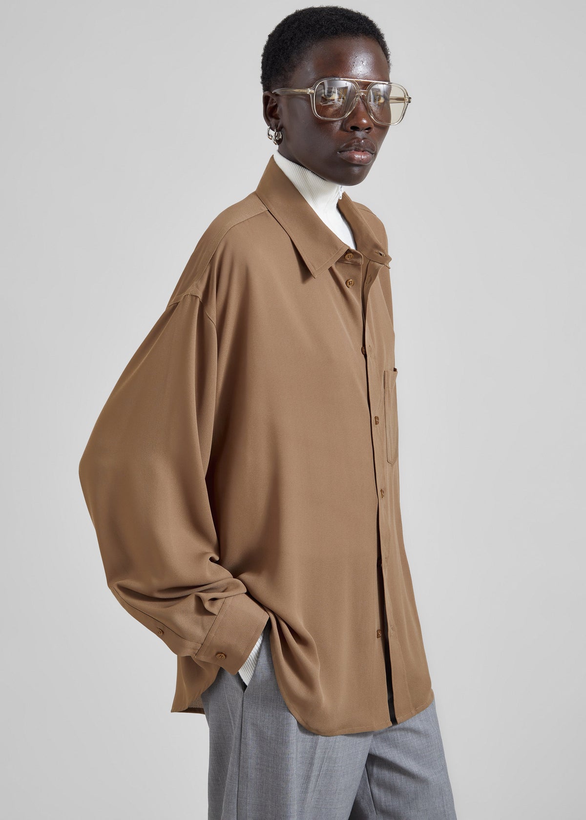 Rema Shirt - Khaki Brown - 7