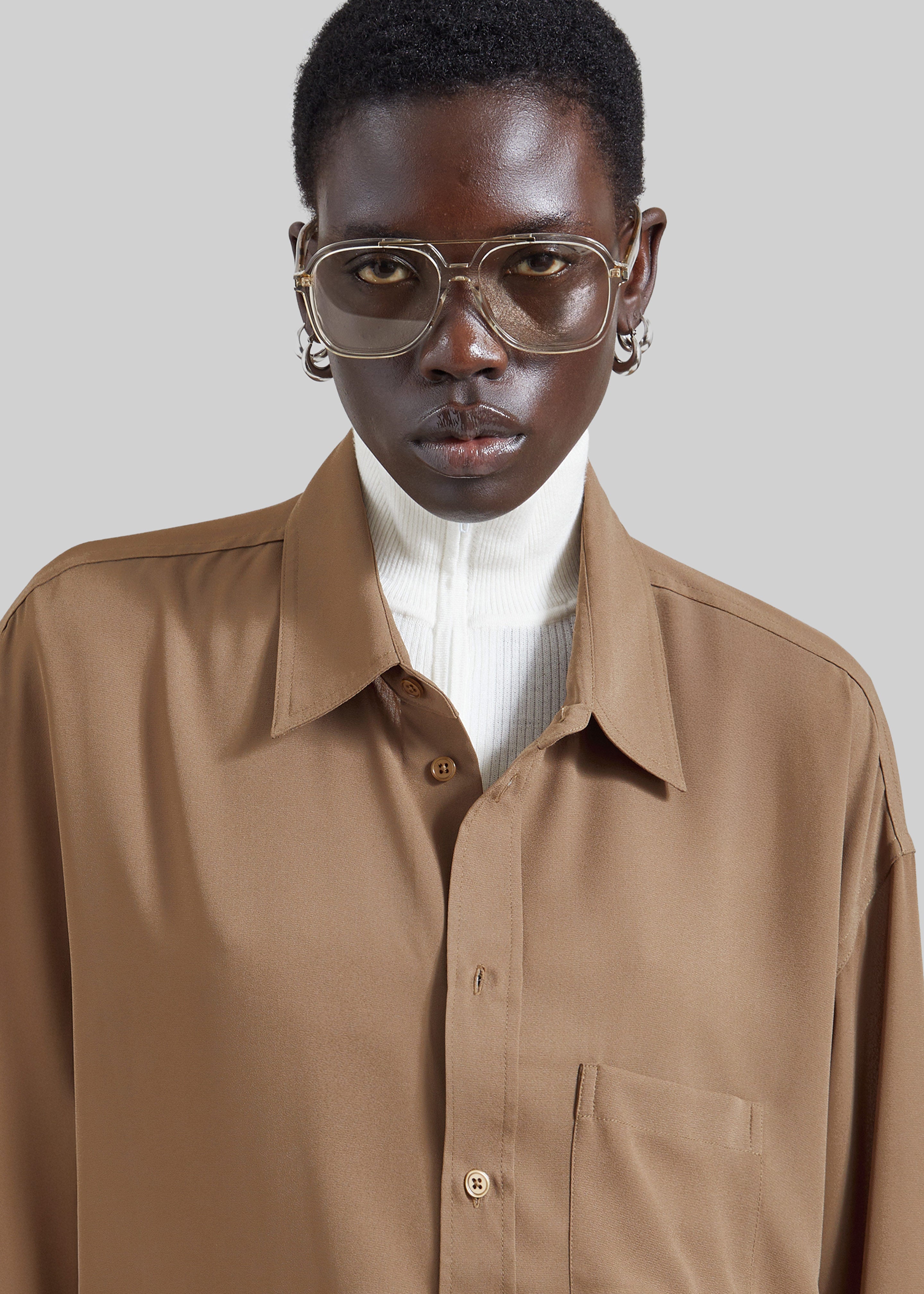 Rema Shirt - Khaki Brown - 4