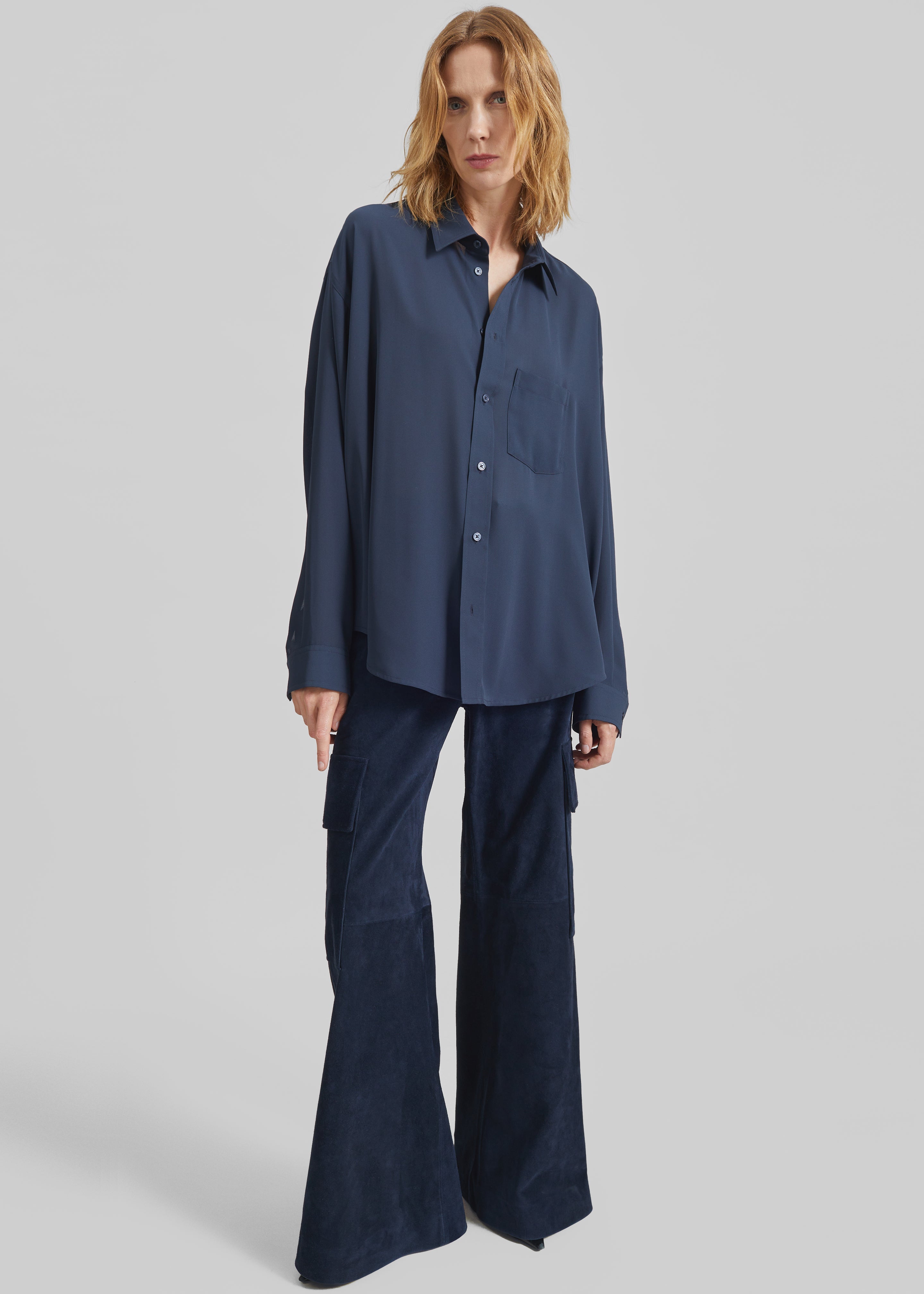 Rema Shirt - Slate Blue - 1