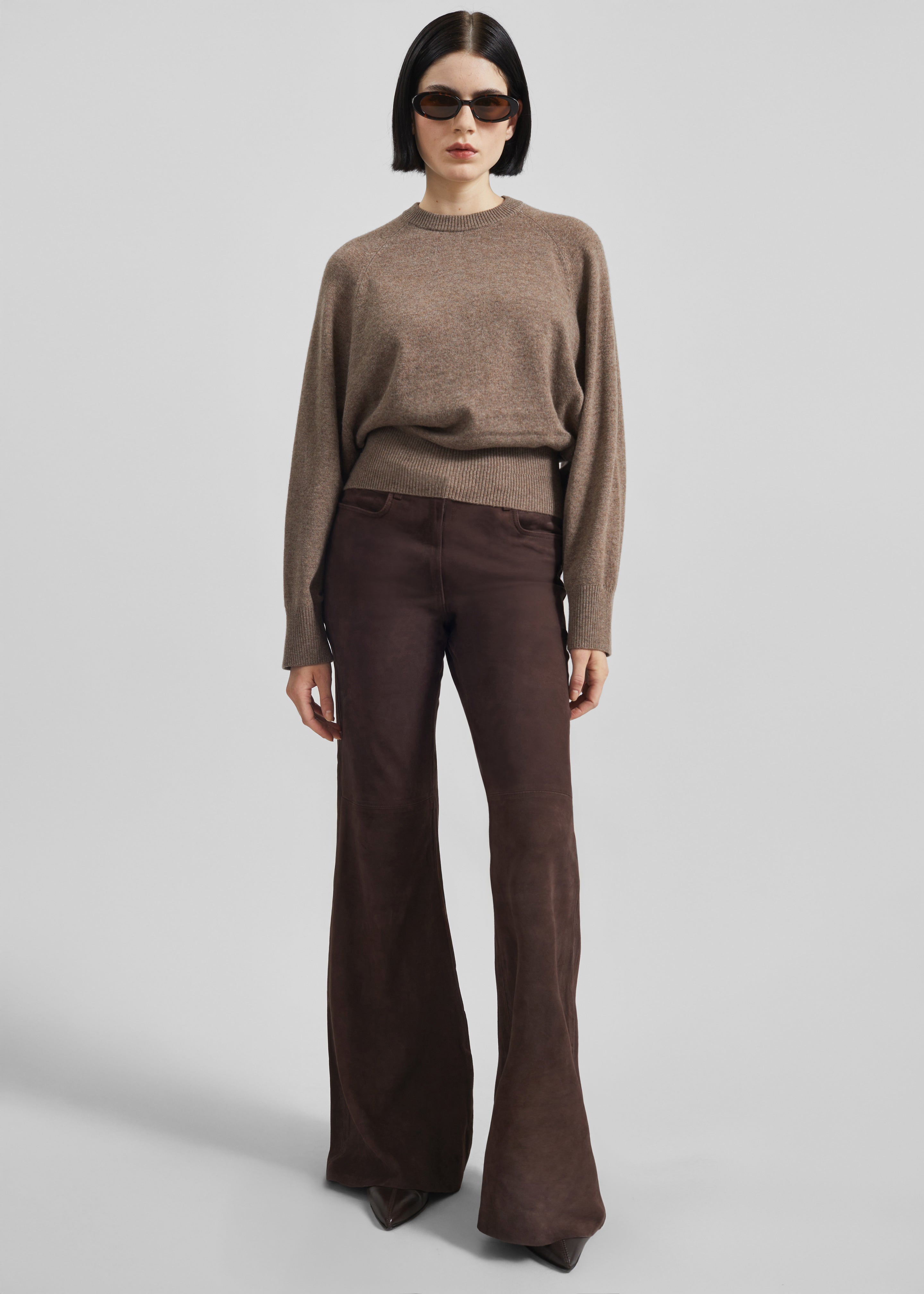 Remain Bat Sleeve Crewneck - Walnut - 4