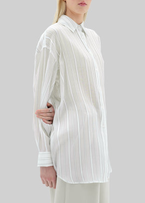 Remain Oversize Shirt - Cloud Dancer Comb