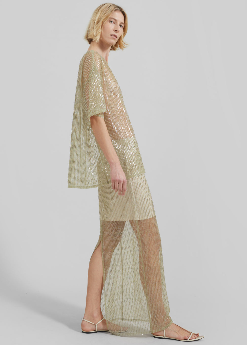 Remain Sequin Maxi Skirt - Bog - 1