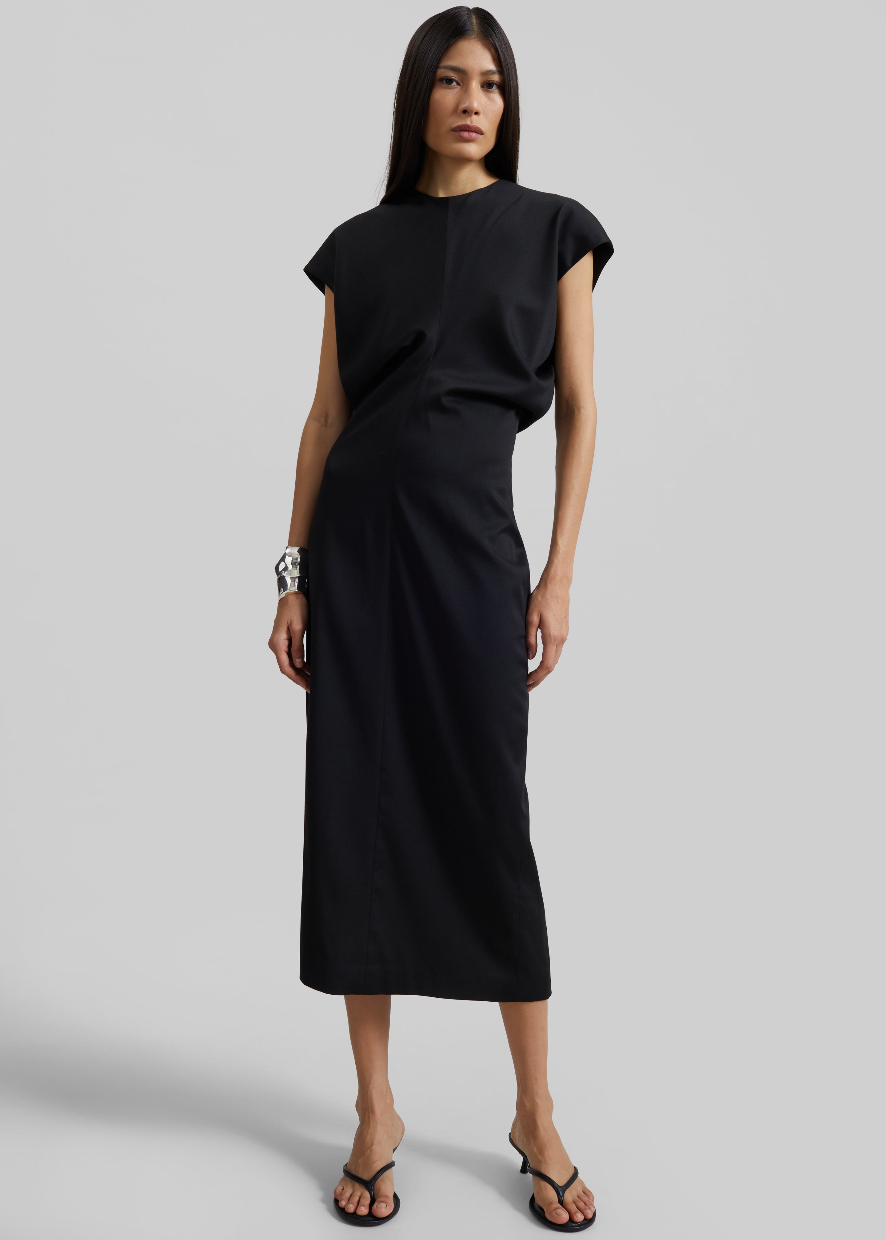 Remain Suiting Dress - Black - 4