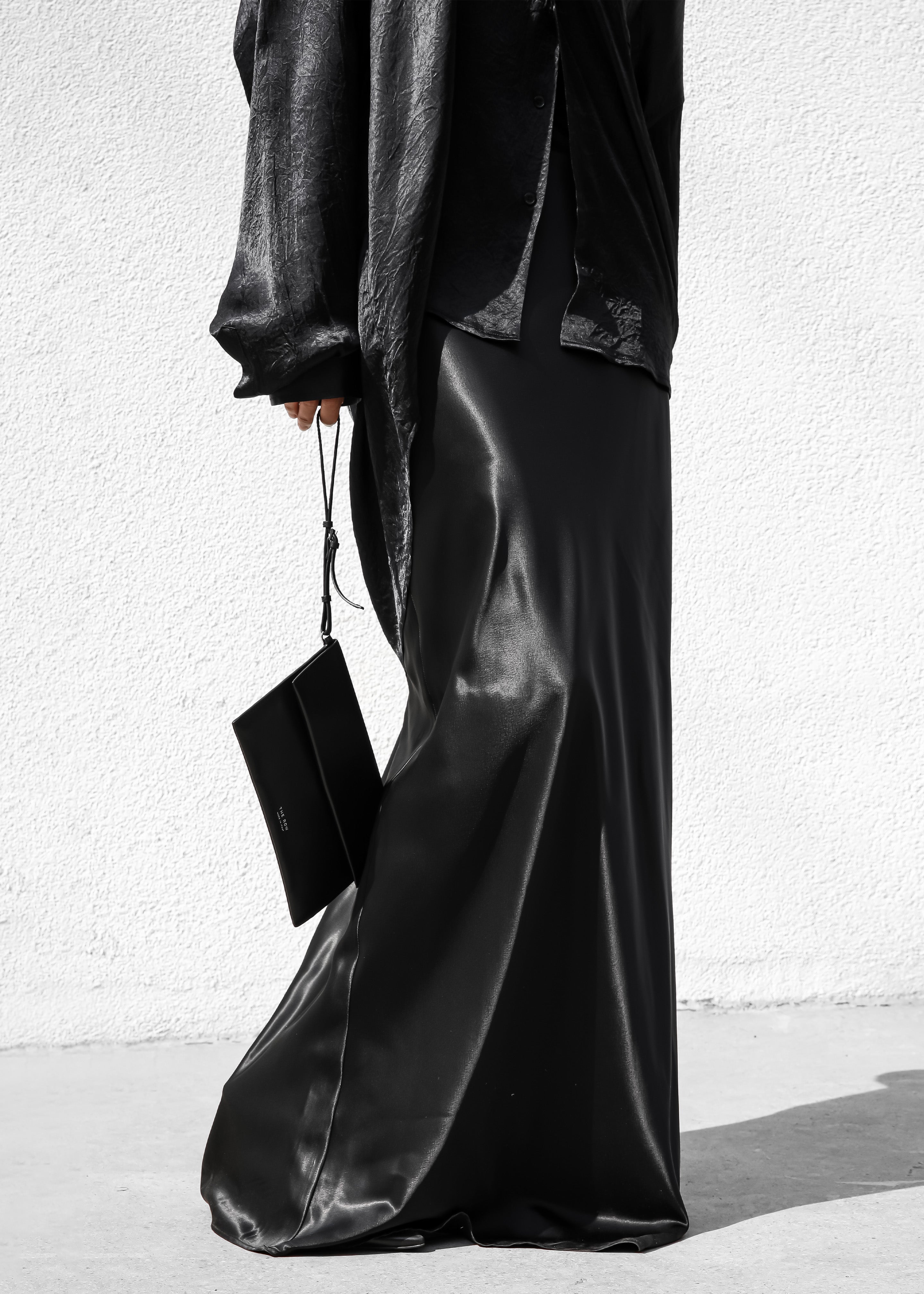 Renesmee Satin Skirt - Black - 6