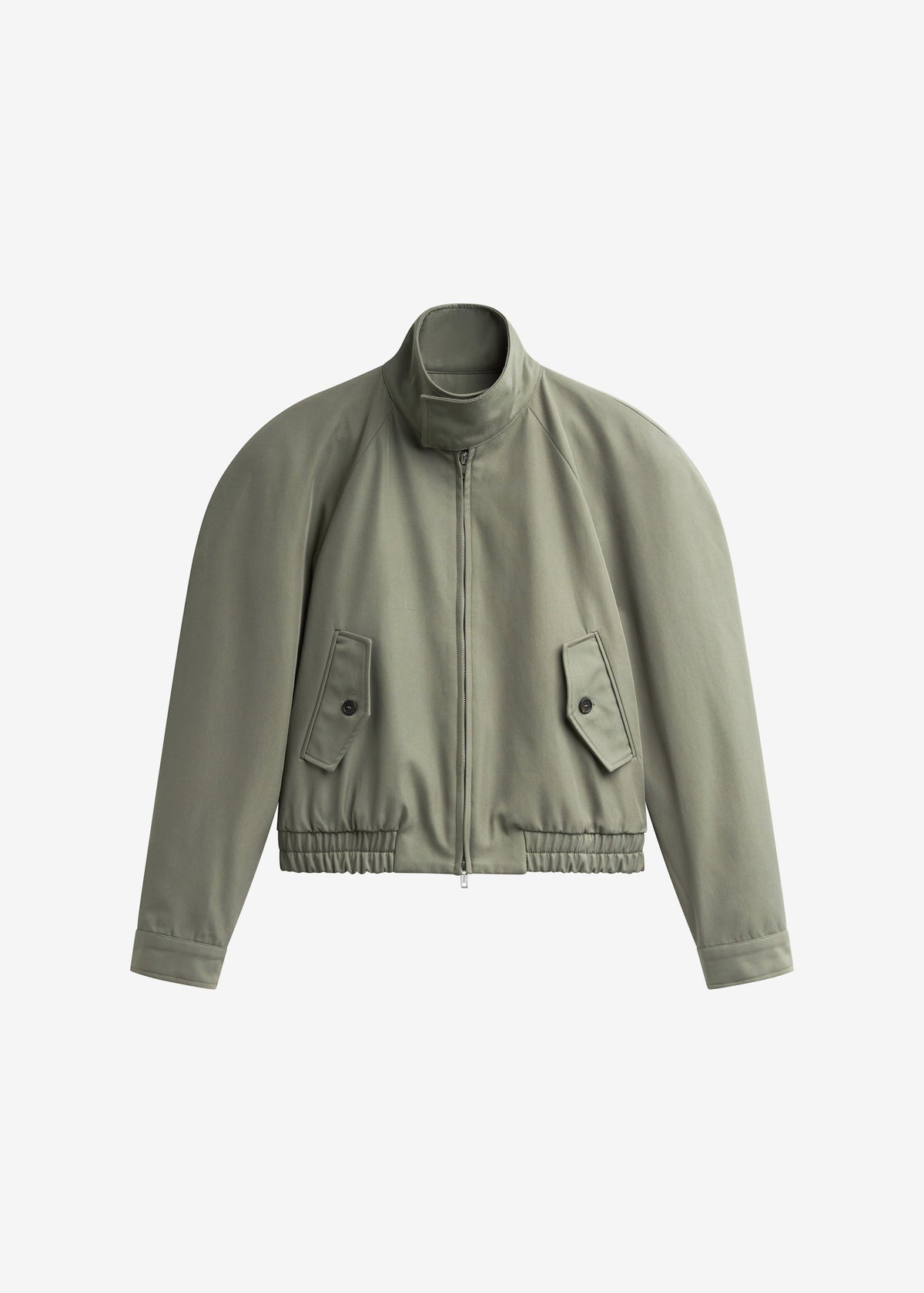 Rennes Curved Blouson Jacket - Sage - 11