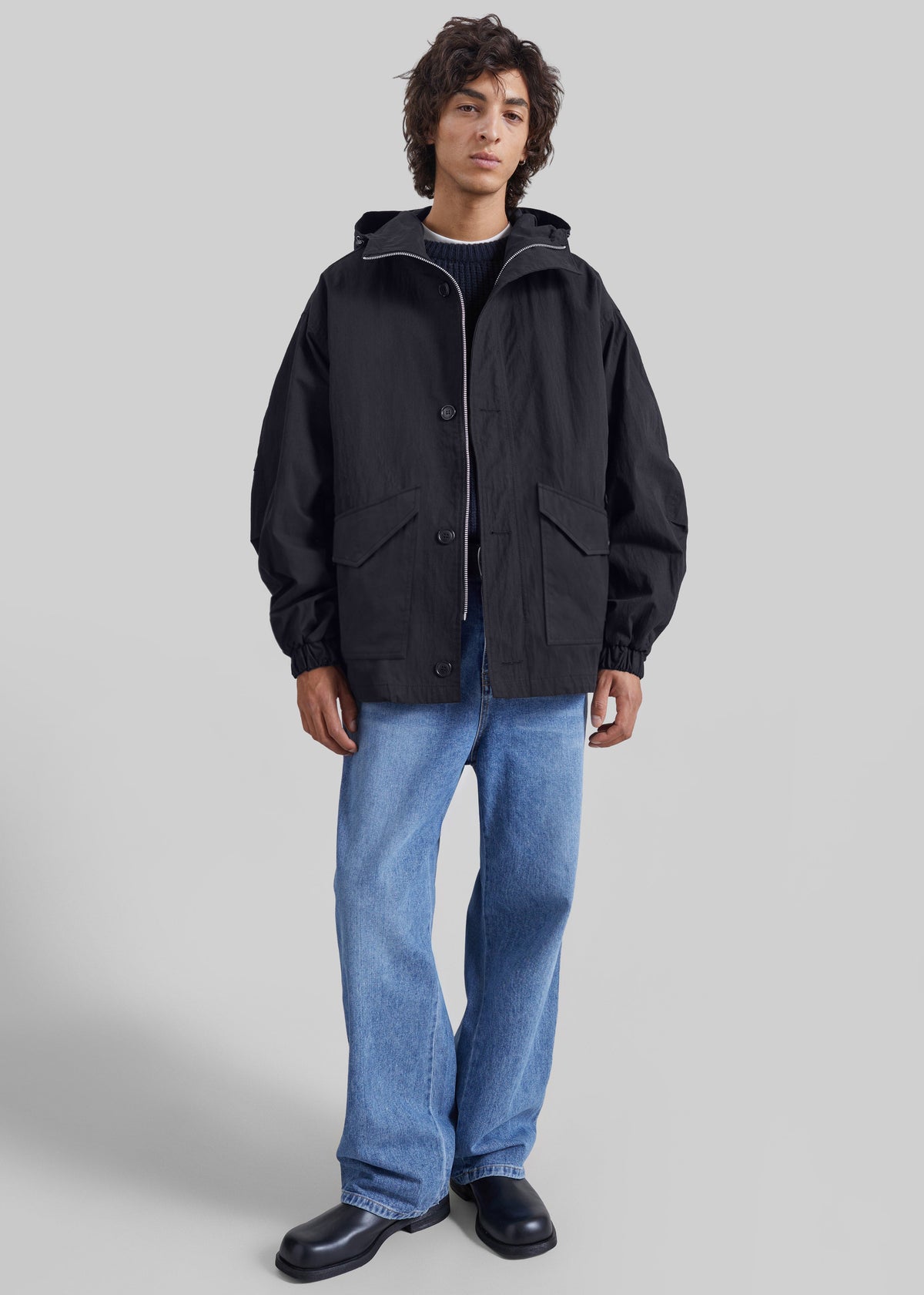 Renot Windbreaker Jacket - Black
