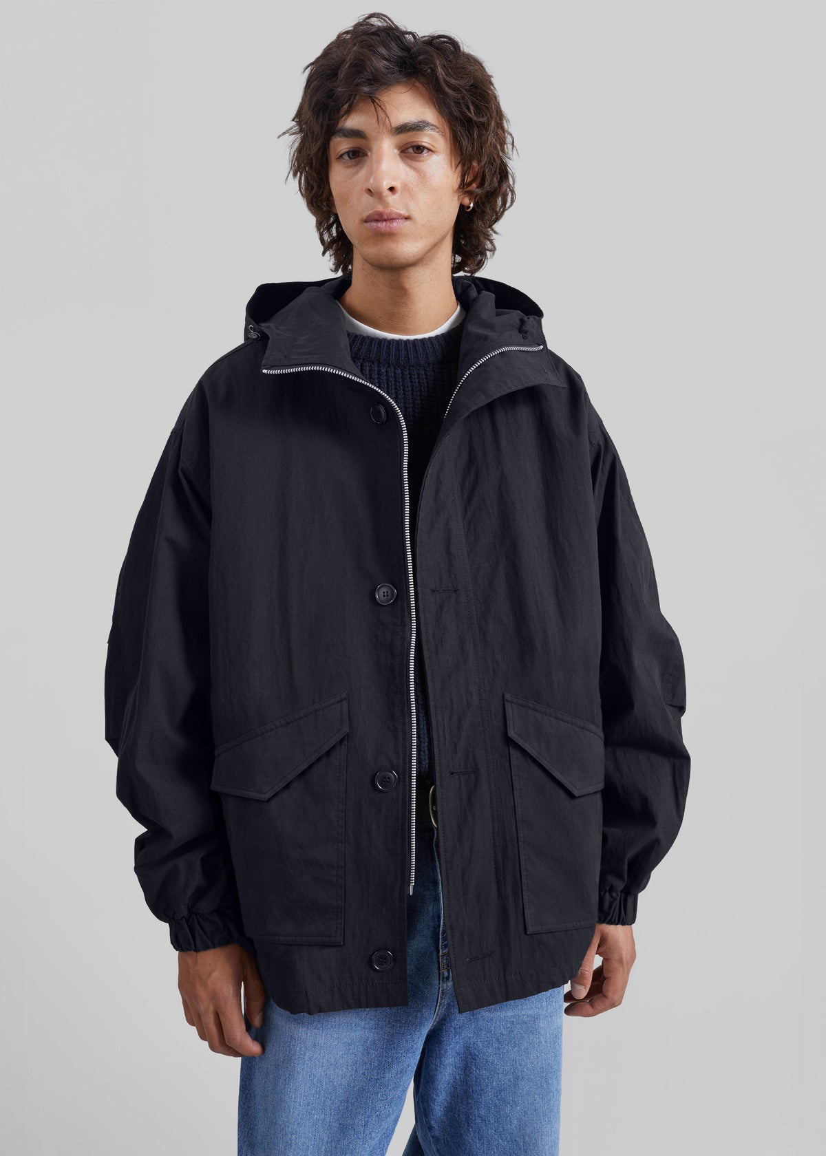 Renot Windbreaker Jacket - Black