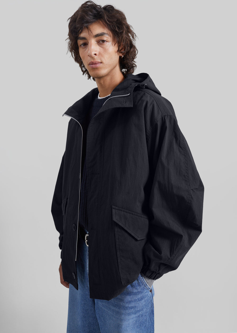 Renot Windbreaker Jacket - Black